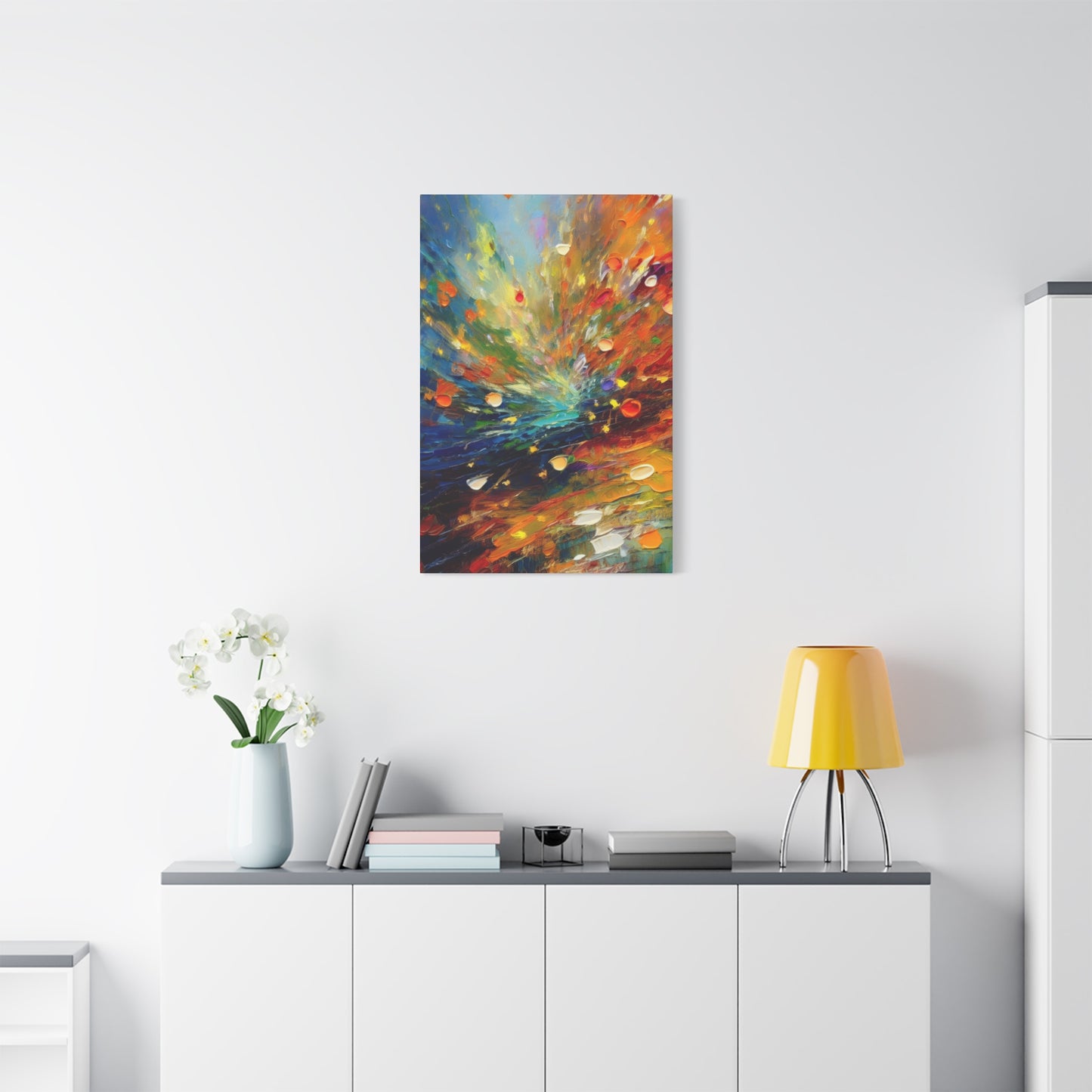 Abstract Oil Painting Print Canvas 20x24,20x30,24x30 24x32,24x36,30x40 32x48,36x48,40x60 Pine-Wood Inner Frame ABS-121