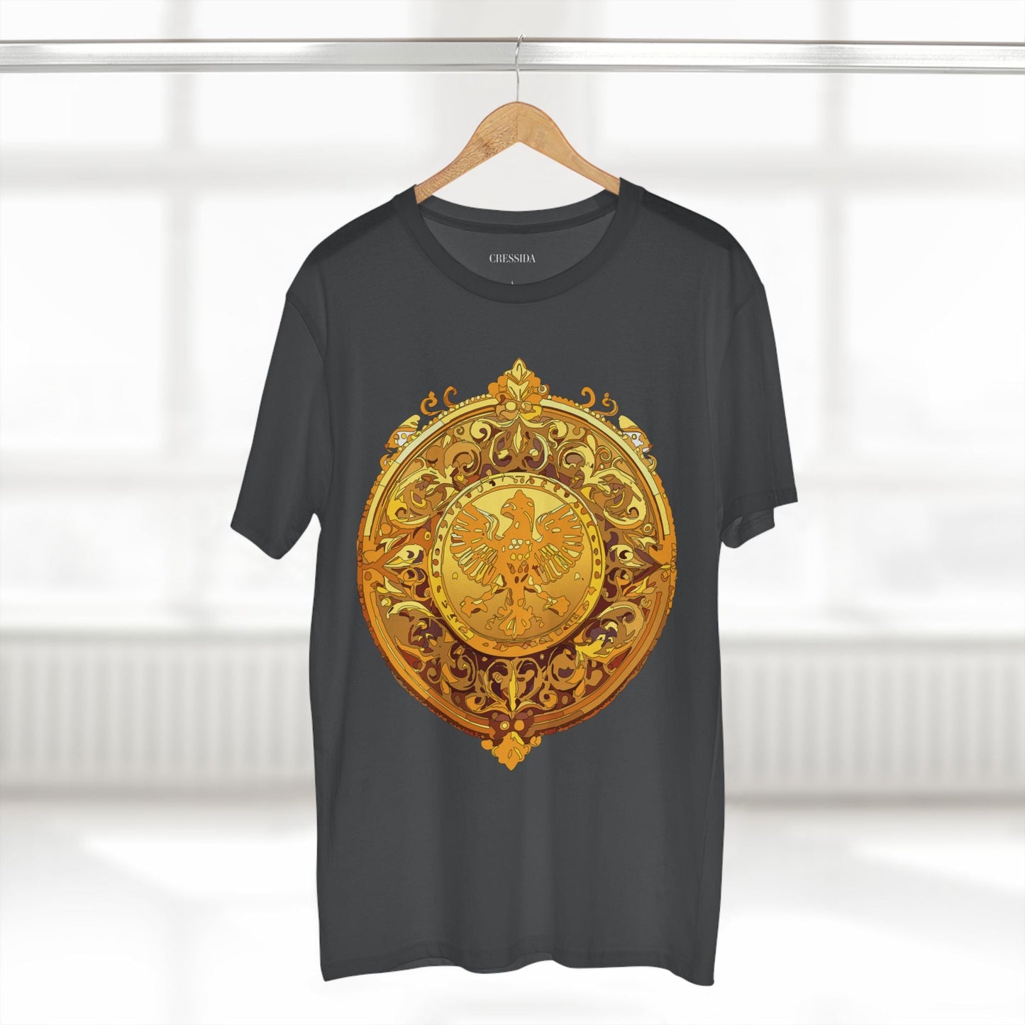 Antique Gold Coin Graphic Design T-Shirt Unisex 100 Cotton With Golden Print Artwork Tee 26
