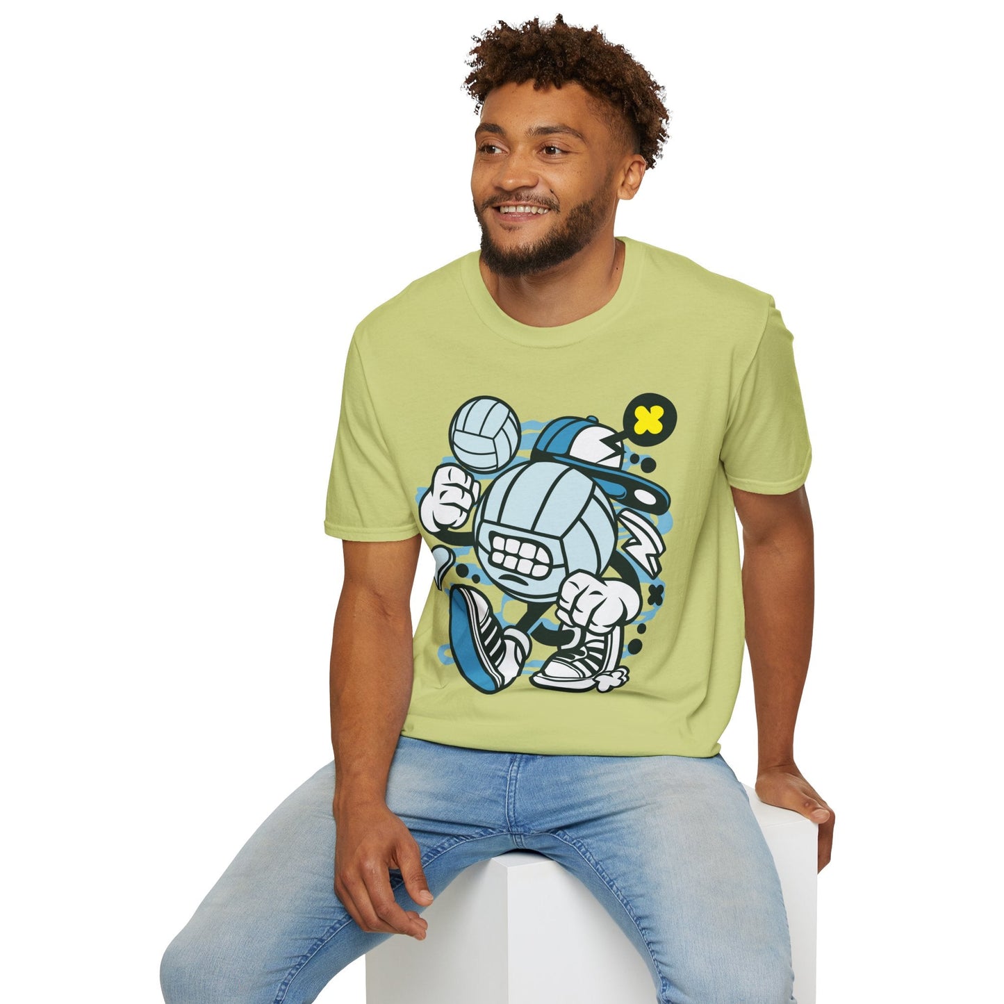 Unisex Cartoon T Shirt Animation Tee Funny Design Gildan Softstyle 64000 100 Percent Cotton