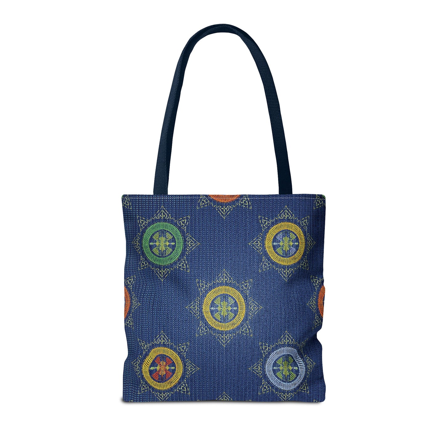 DIWALI DENIM PRINT CANVAS BAG HIGH-QUALITY 100% SPUN POLY 3 SIZES BAG-205-2