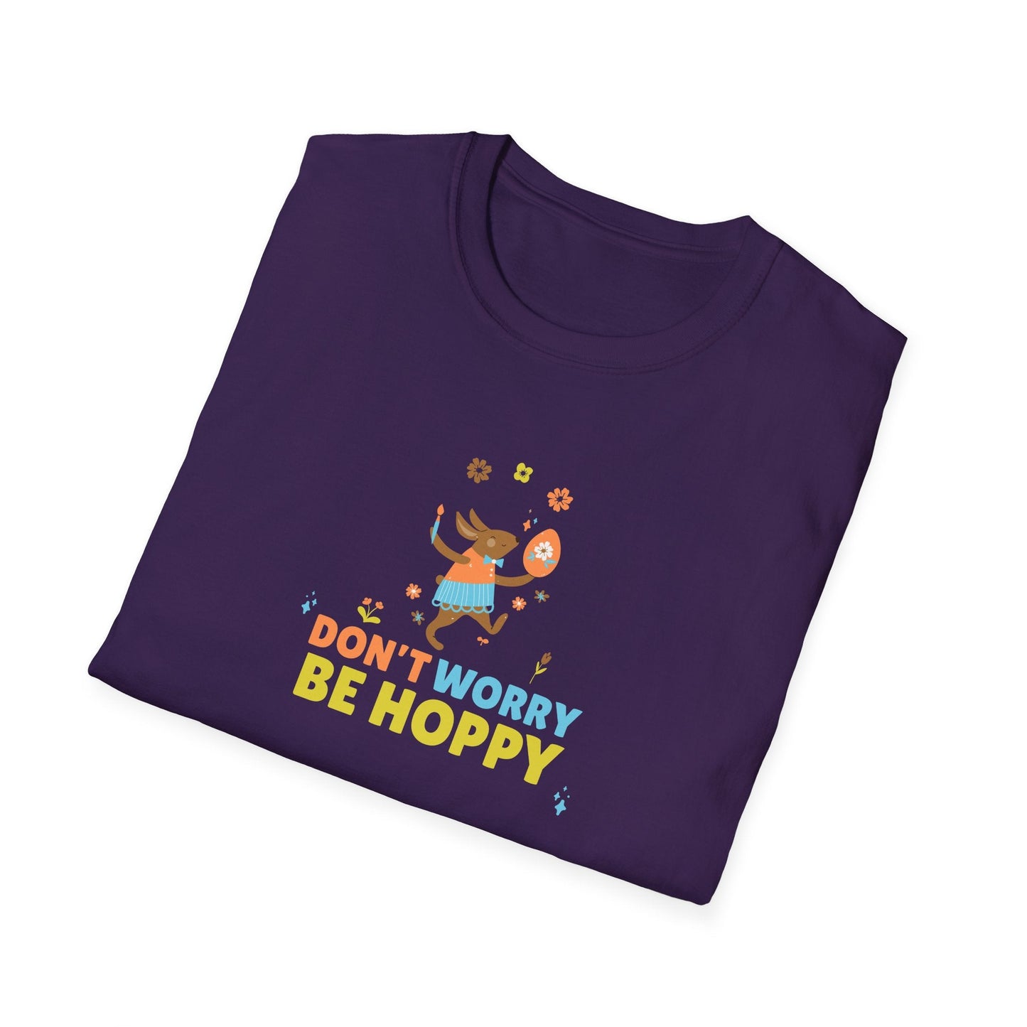 Easter Day T Shirt With Signature Art Design Unisex Softstyle Tee 64000 By Gildan