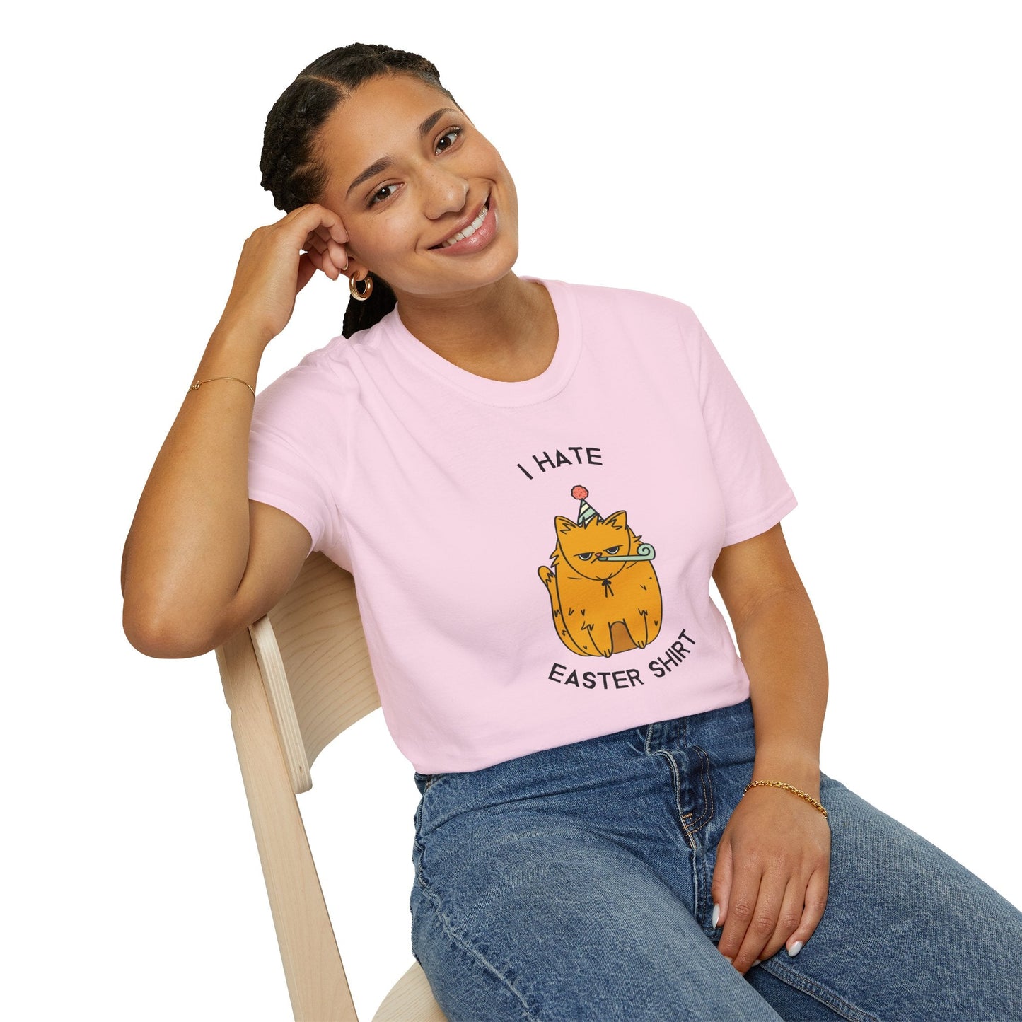 Funny Easter T Shirt Unisex Softstyle Tee With Easter Design And Fun Prints 64000