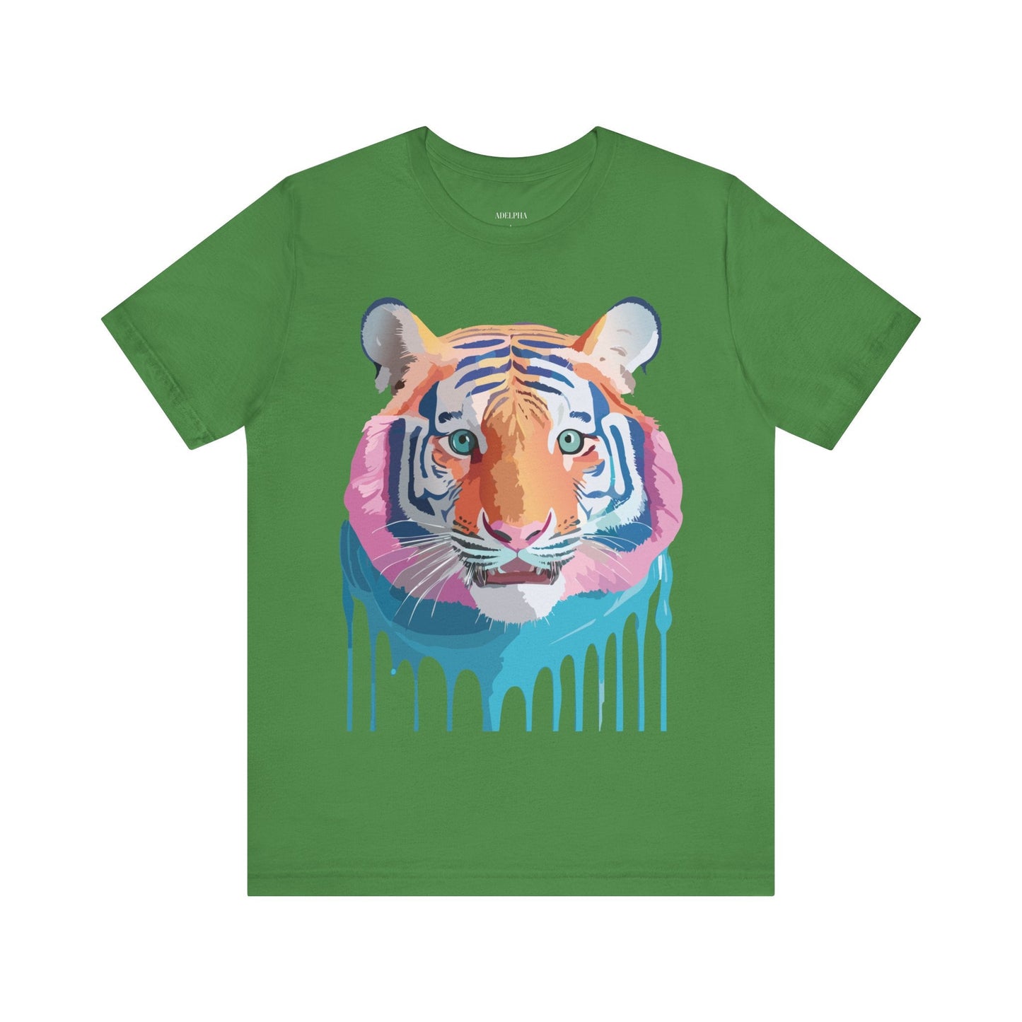 Tiger Graphic Unisex 100 Cotton Vintage Art with Animal Tee 17