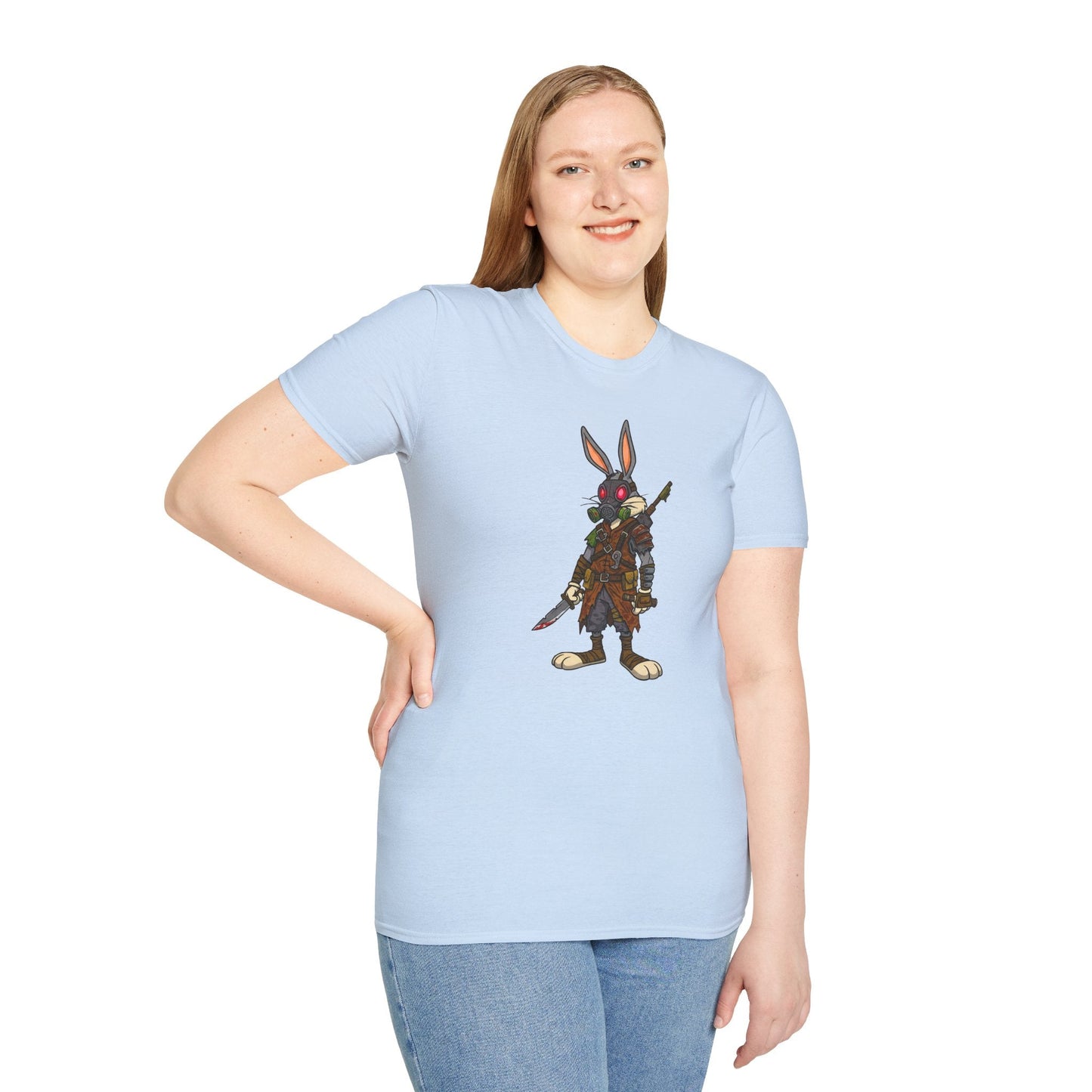 Bugs Bunny T Shirt Unisex Cartoon Tee 100 Percent Cotton Softstyle 64000 With Classic Animation Art