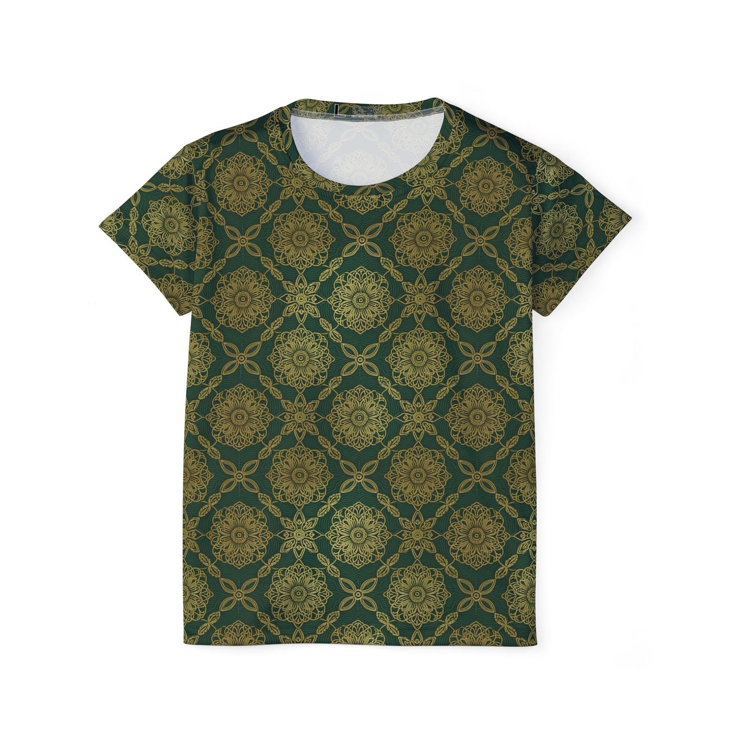 Lace Print Poly Shirt, Poly Shirt with Lace Print, Lace Shirt 46