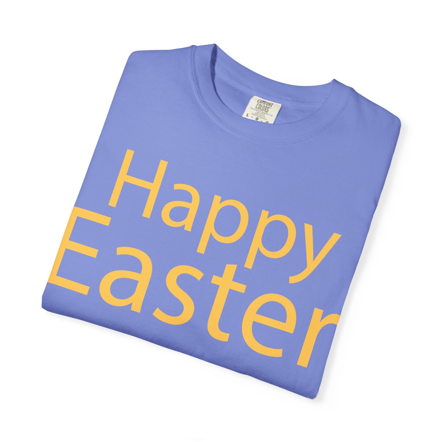 Happy Easter T-Shirt, Tee Shirt with Easter Signature, T Shirt with Easter Prints, Tee Shirt with Easter Design