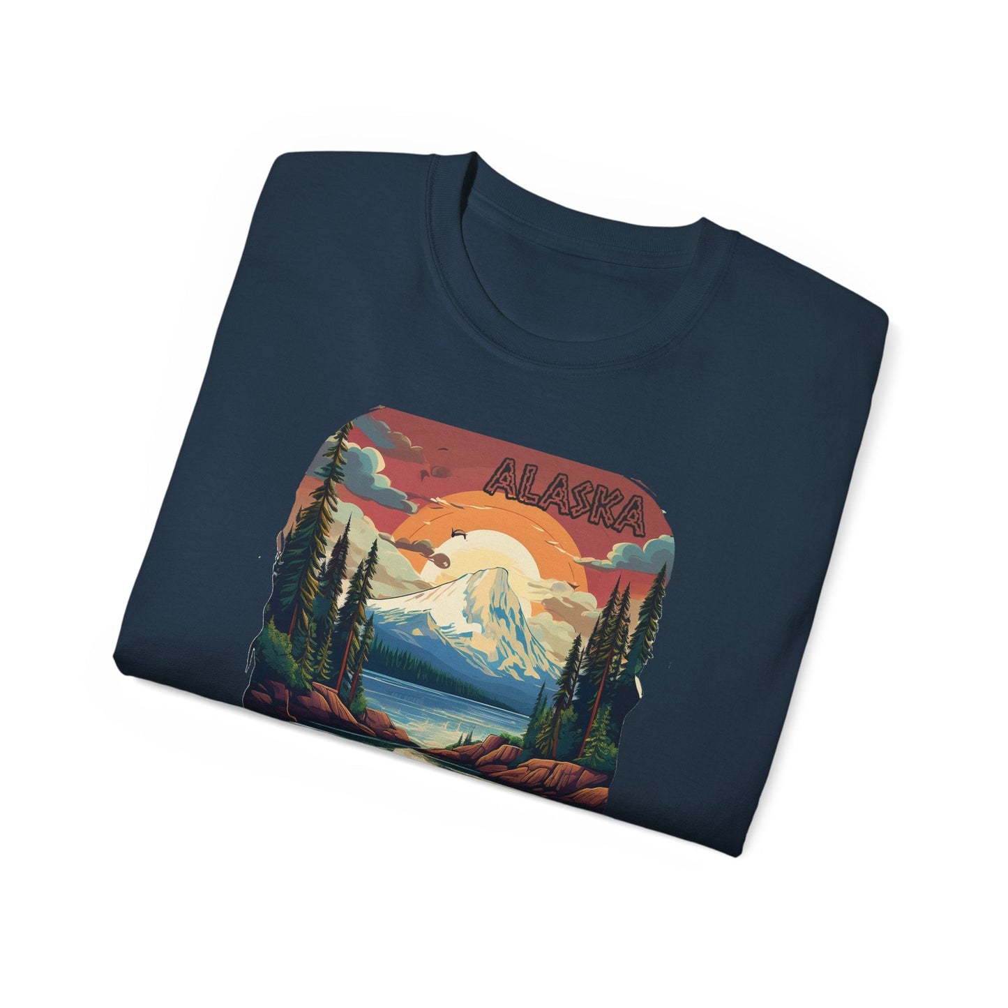 Alaska Graphic Unisex Cotton T‑Shirt 3