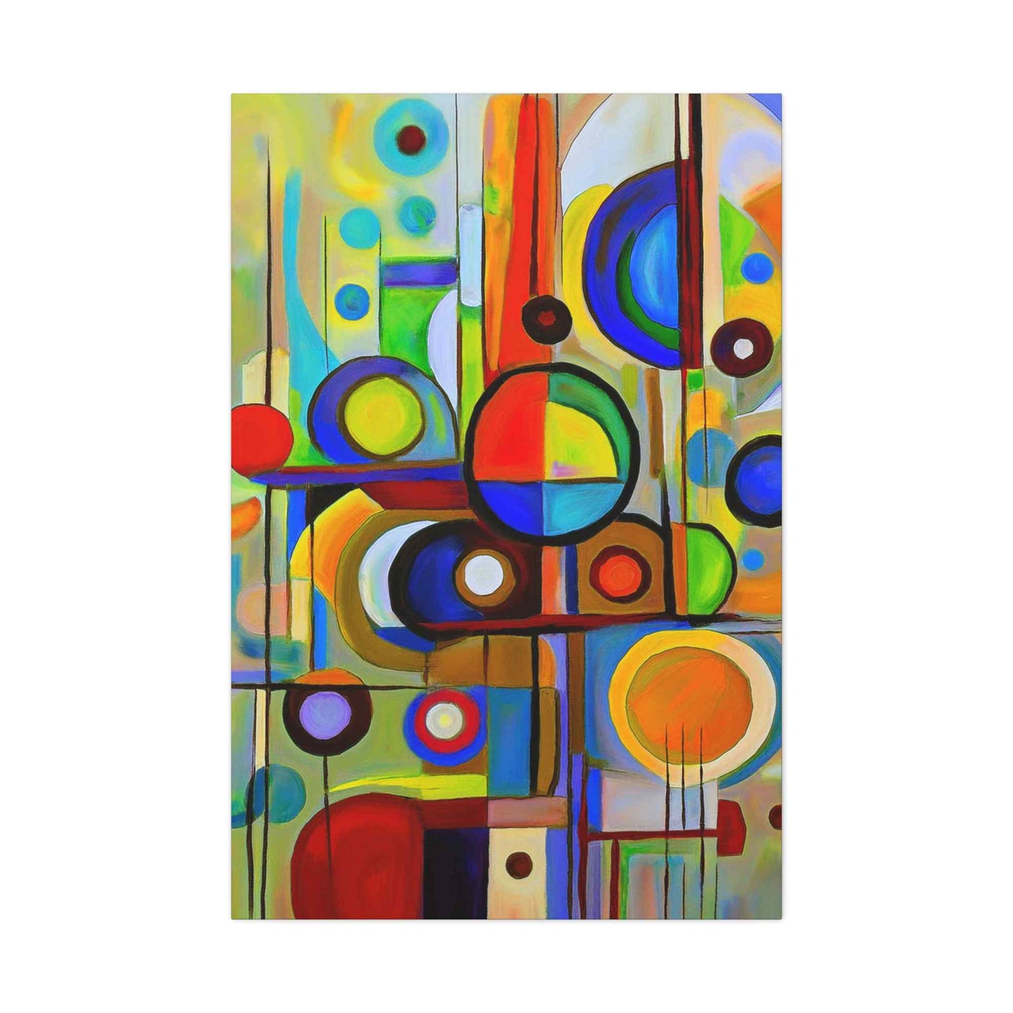 Abstract Painting Print Canvas 20x24,20x30,24x30, 24x32,24x36,30x40, 32x48,36x48,40x60 Pine-Wood Inner Frame ABS-14