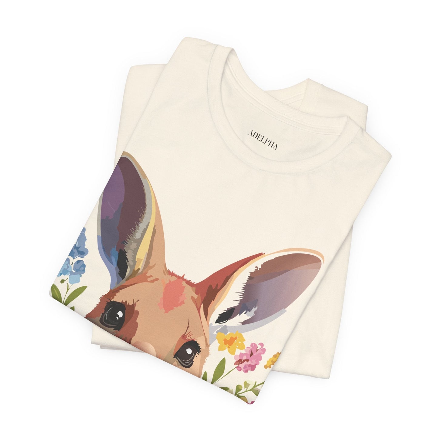 Kangaroo Graphic Unisex 100 Cotton Vintage Animal Artwork Tee 3
