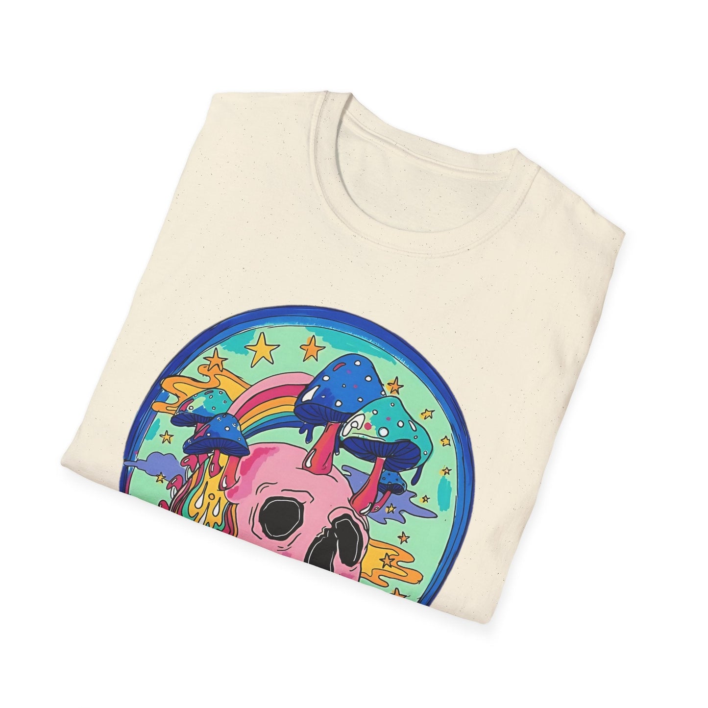 Skull Graphic Tee Unisex Gildan Softstyle 64000 100 Cotton Short Sleeve Shirt Art Design