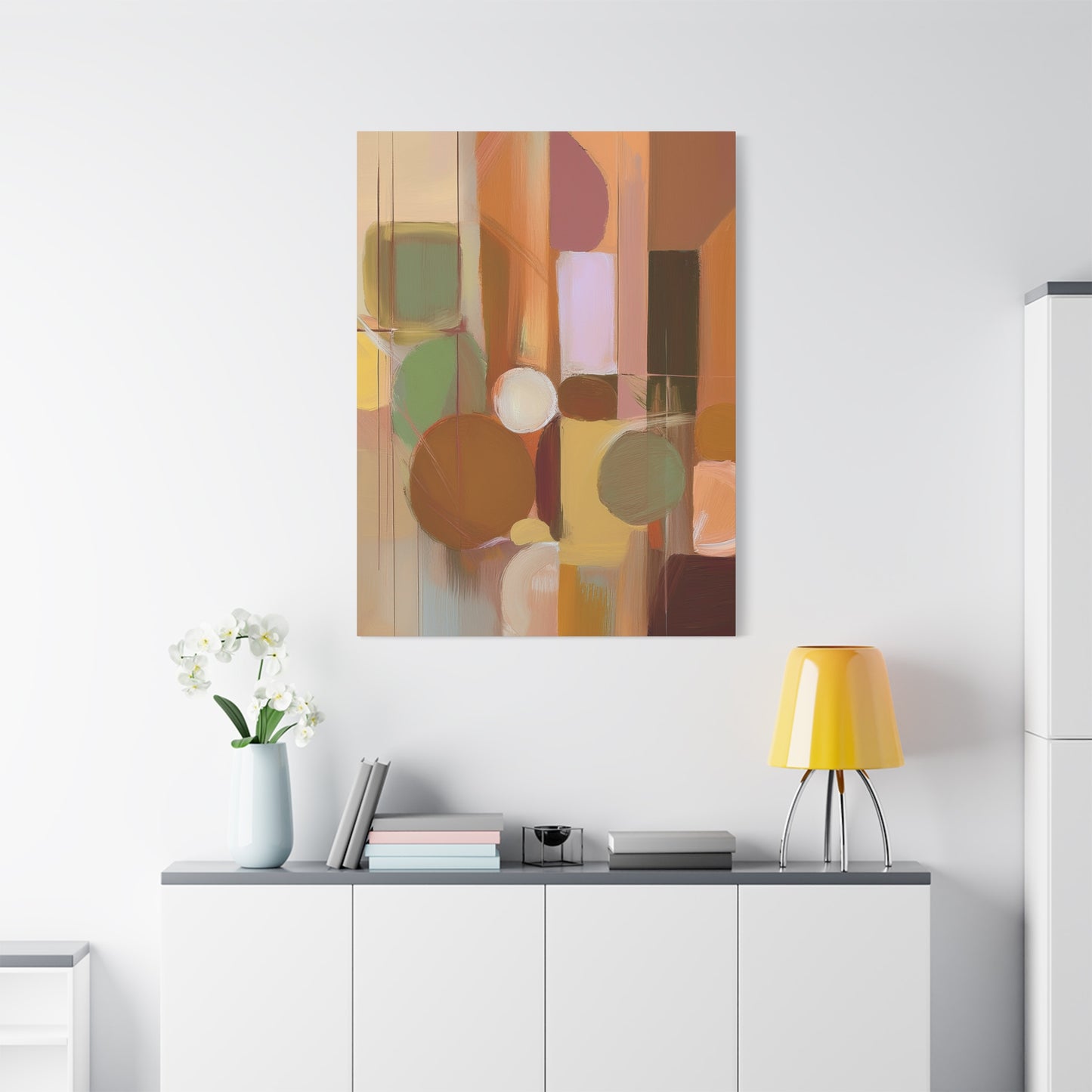 Abstract Geometric Painting Print Canvas 20x24,20x30,24x30 24x32,24x36,30x40 32x48,36x48,40x60 Pine-Wood Inner Frame ABS-53
