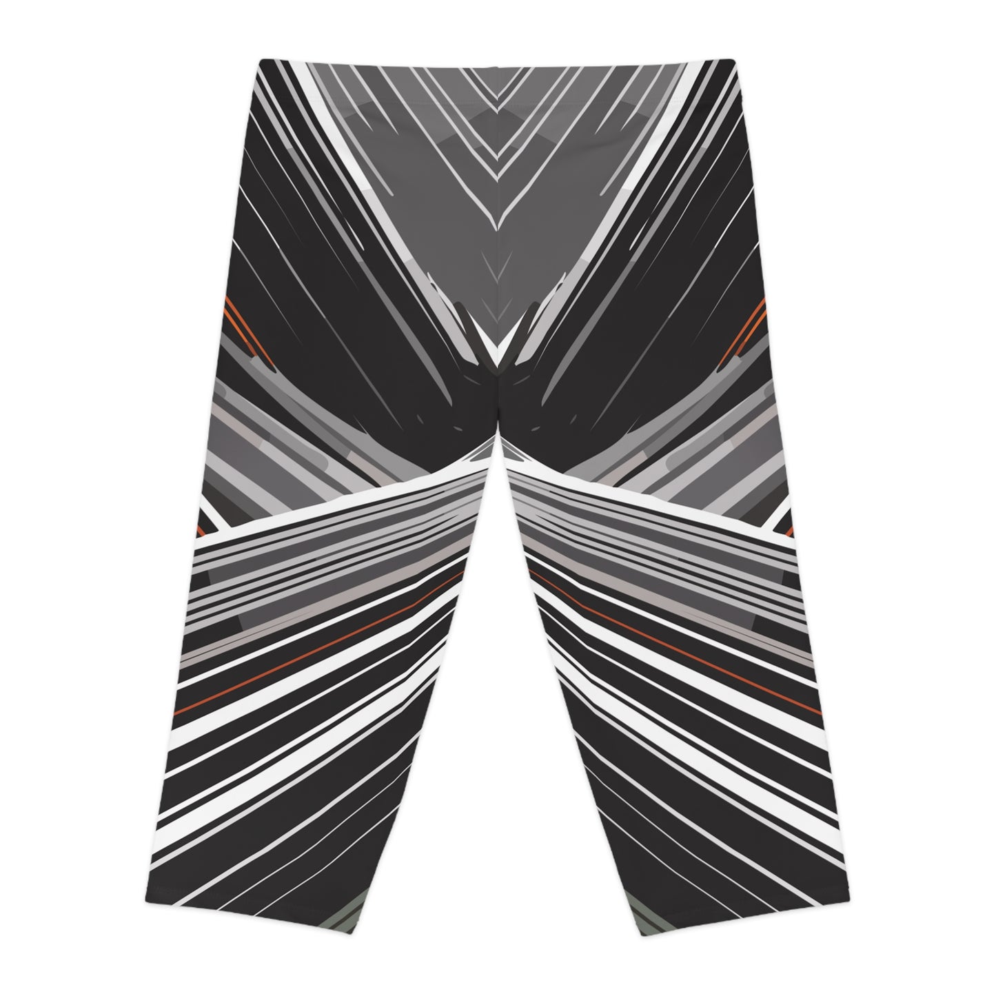 Stripes Capri Leggings - PPU BEST