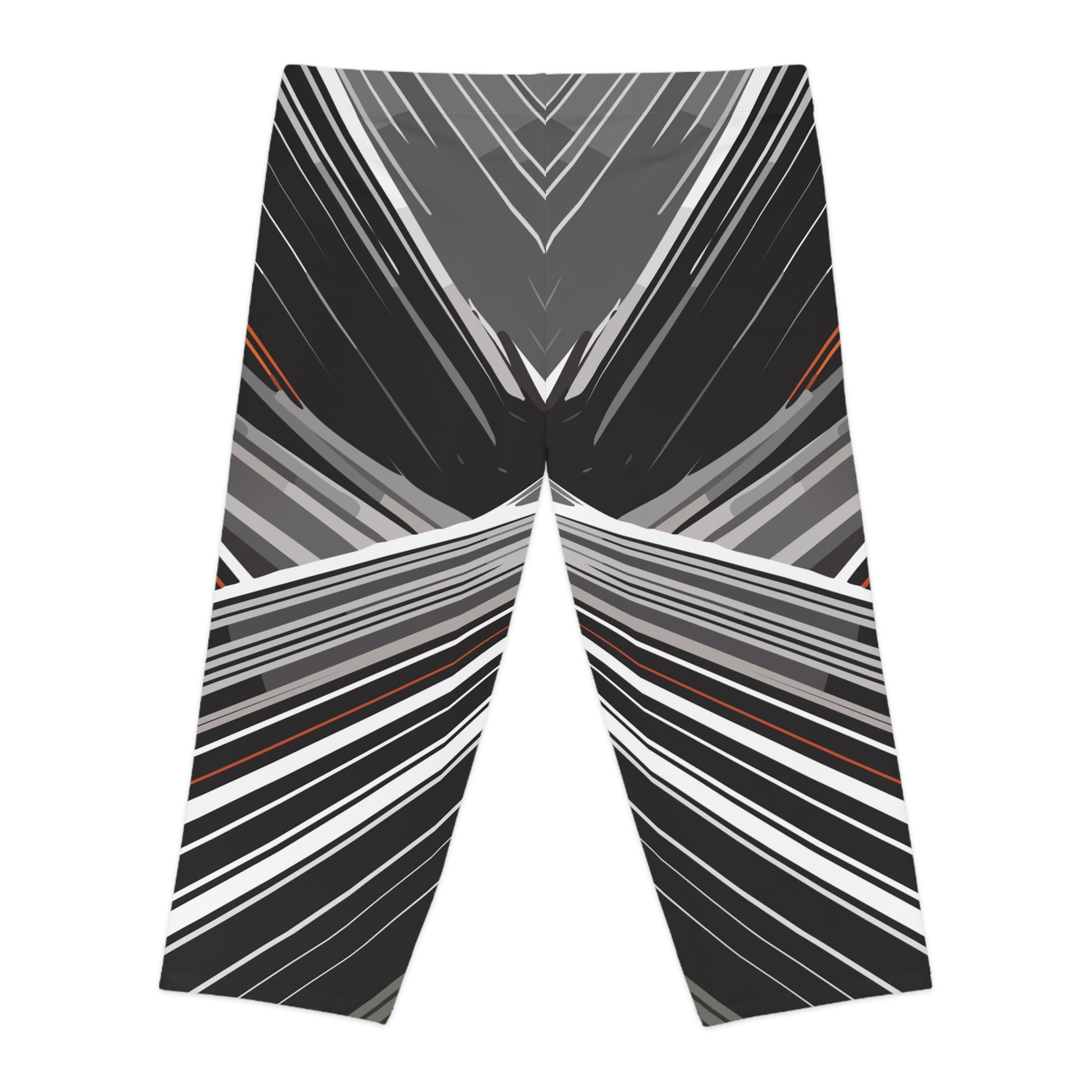 Stripes Capri Leggings - PPU BEST