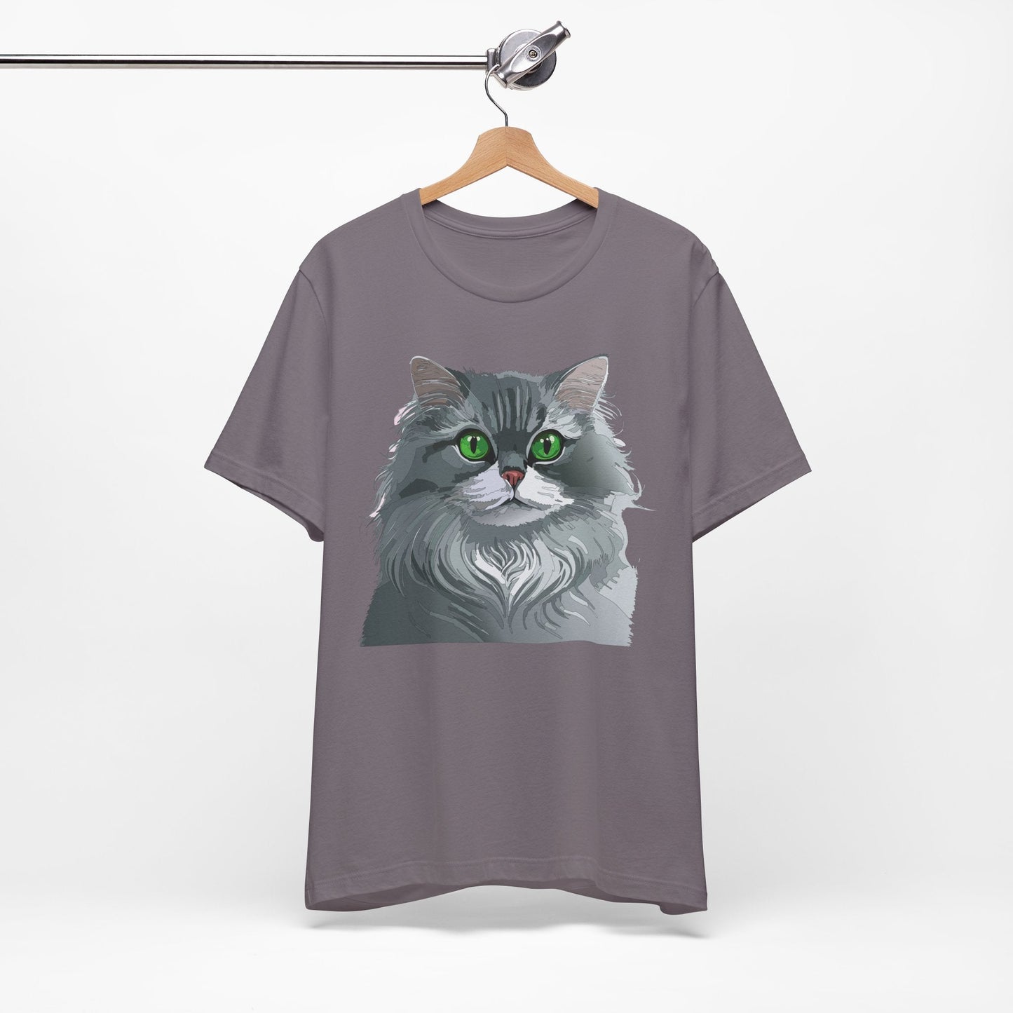 Unisex Animal Shirt With Art Design Animals Tee Short Sleeve Jersey Style Wild Animals Shirt