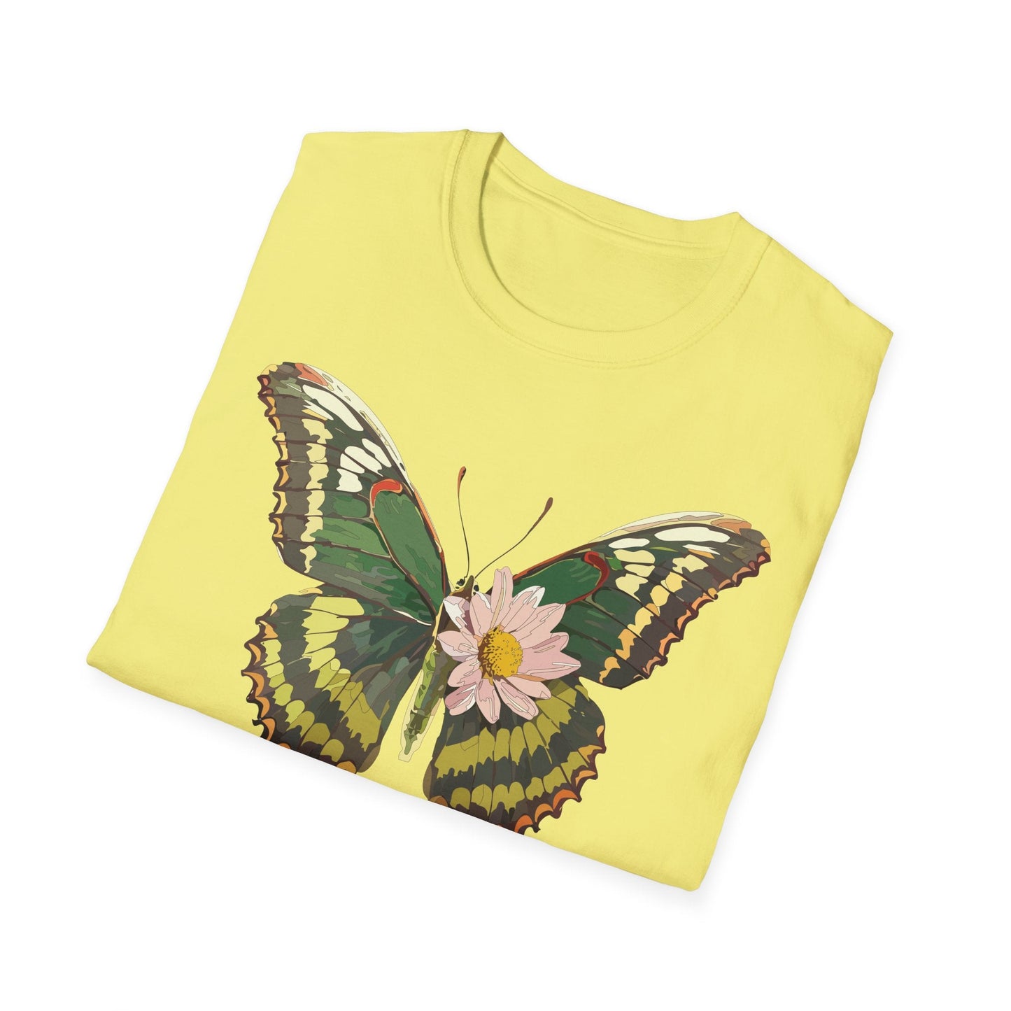 Butterfly Shirt Unisex Monarch Butterfly Tee Gildan Softstyle 64000 100% Ring Spun Cotton