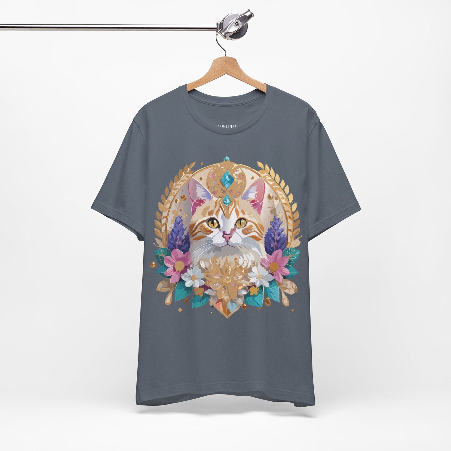 Medallion Graphic Unisex 100 Cotton Vintage Animal Medal Artwork Tee 10