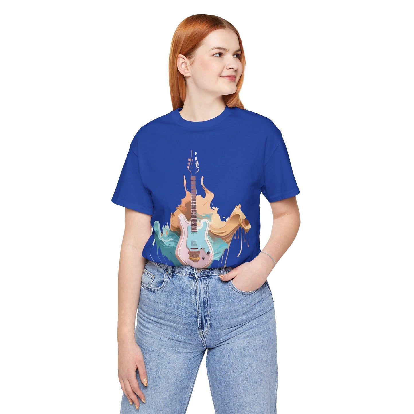 Music Graphic Unisex 100 Cotton Vintage Art with Musical Elements Tee 51