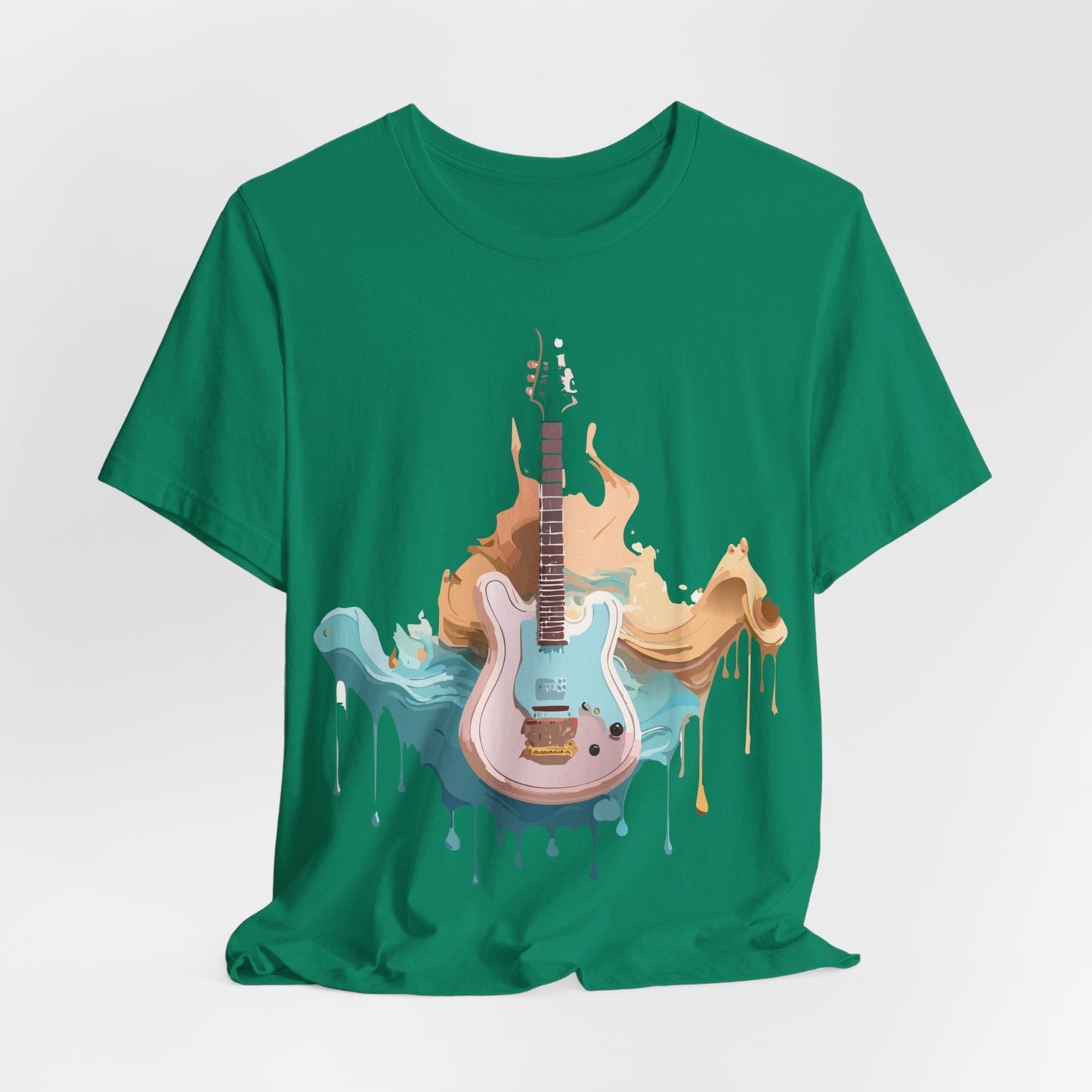 Music Graphic Unisex 100 Cotton Vintage Art with Musical Elements Tee 51