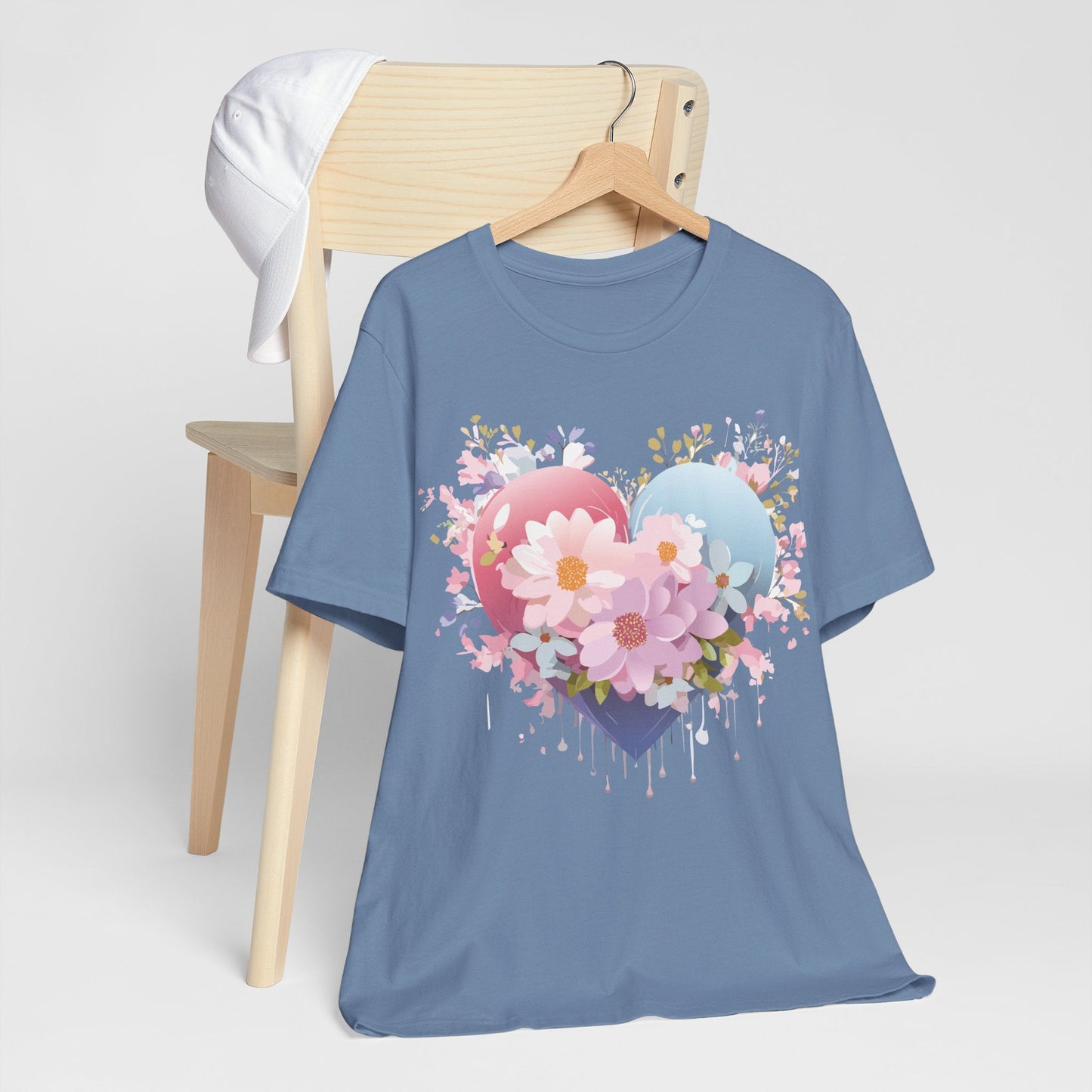 Valentine Graphic Tee Unisex Short Sleeve Vintage Inspired Artwork From Adelpha Premium Design