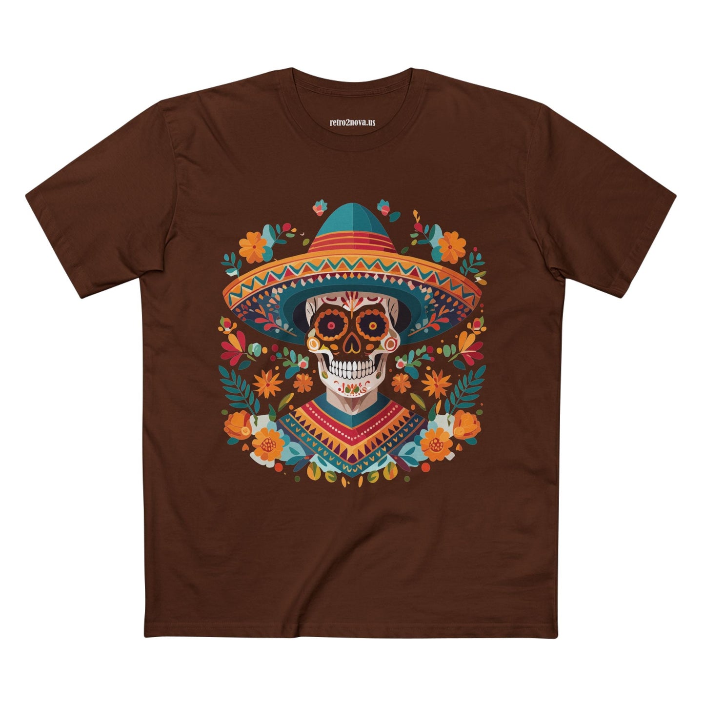 Skull Shirt Skeleton Tee Unisex Premium Cotton Art Design SS 40 Retro2Nova Collection