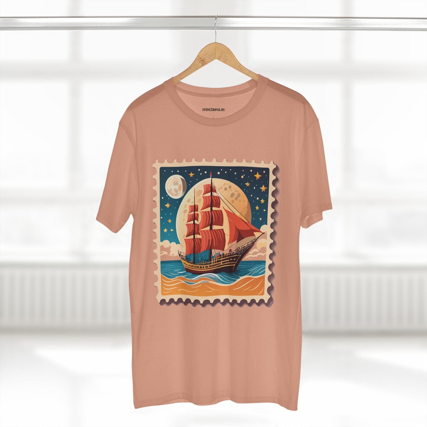 Stamp Shirt Postage Stamp Tee Unisex Premium Cotton Original Art Design By Retro2Nova