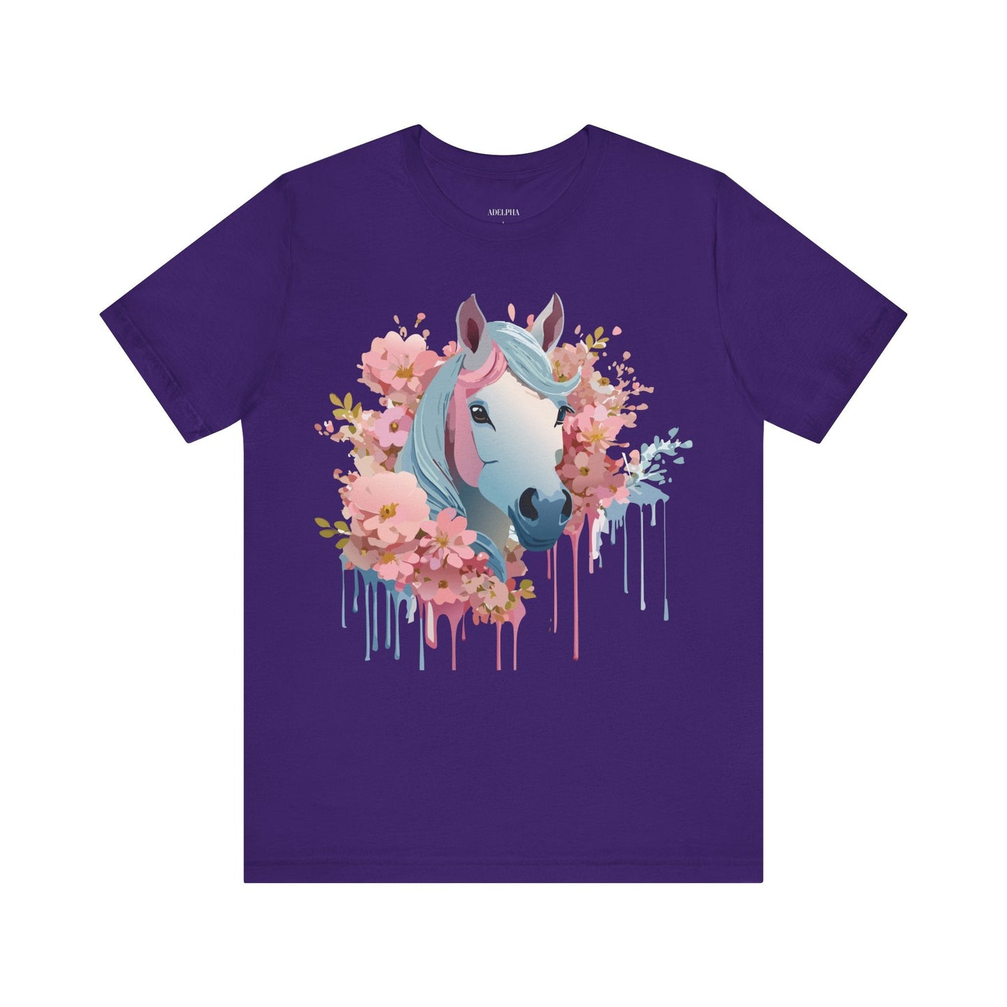 Horse Graphic Unisex 100 Cotton Vintage Animal Art T-Shirt 14