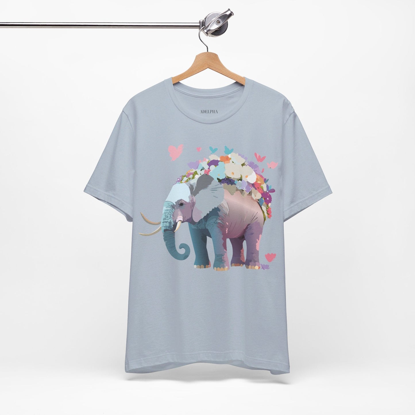 Elephant Graphic Unisex 100 Cotton Jersey Vintage Art Design Tee 15