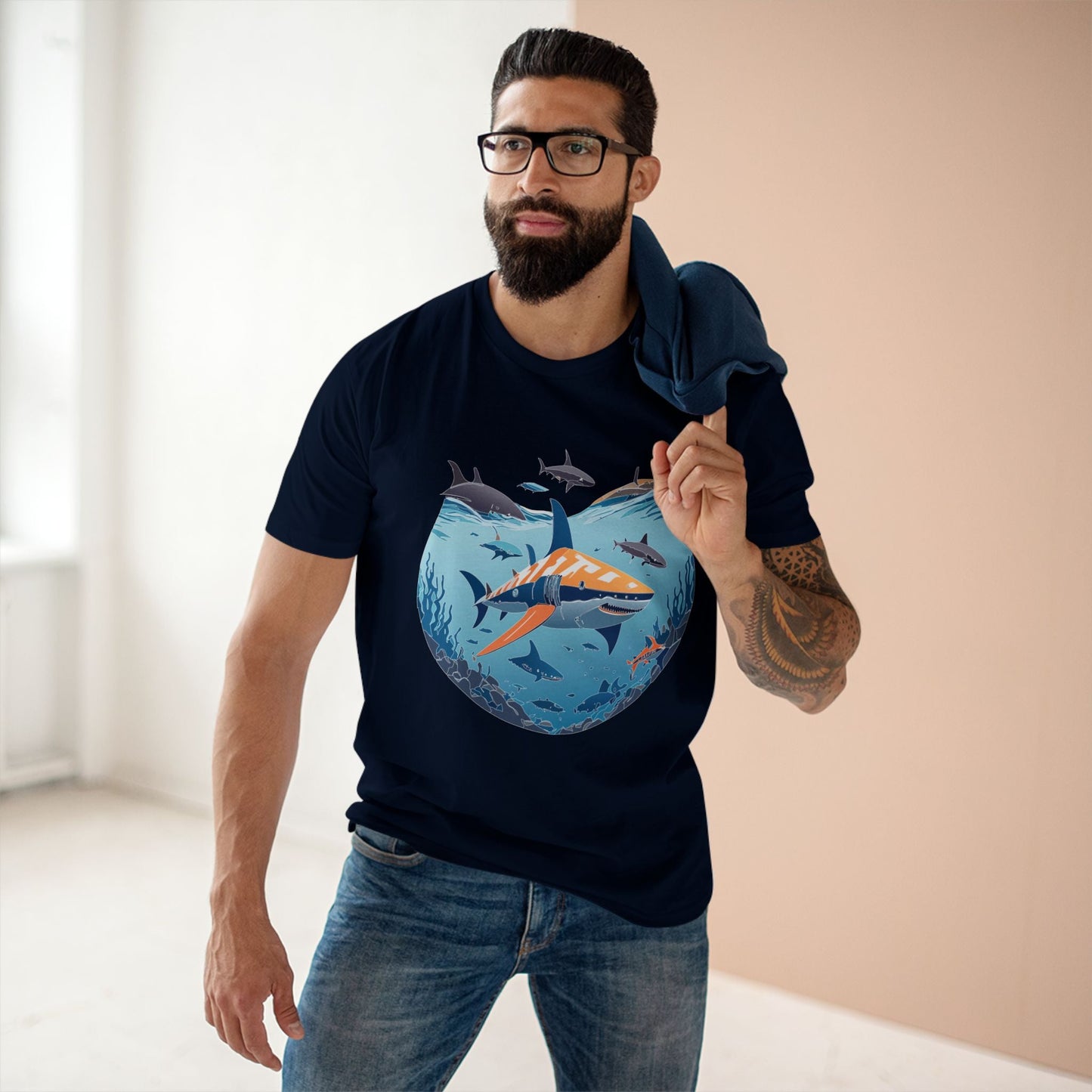 Ocean Coast Graphic Unisex 100 Cotton Staple Tee 11