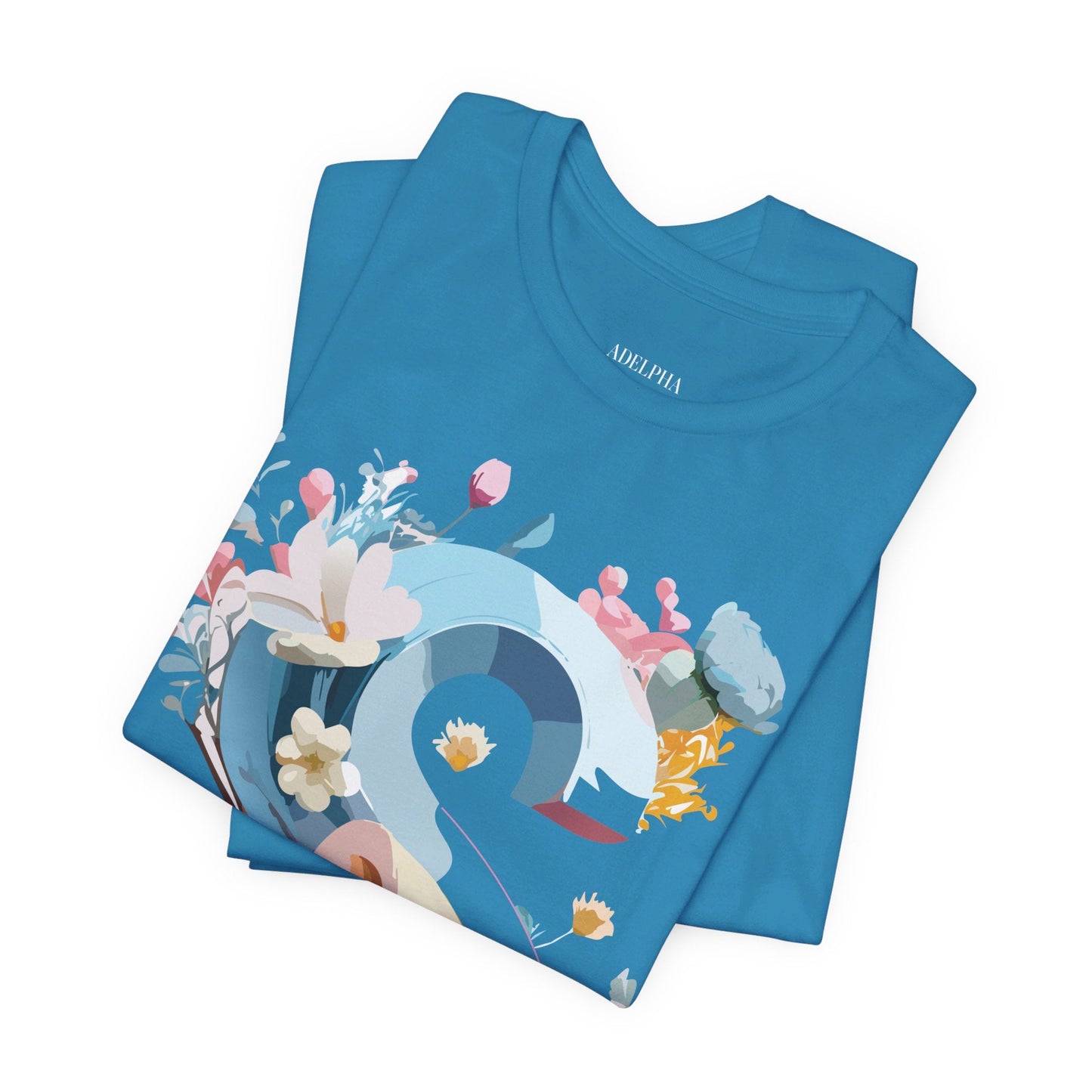 Letter S Shirt Graphic Tee Unisex Jersey Short Sleeve Premium Vintage Inspired Artwork Adelpha