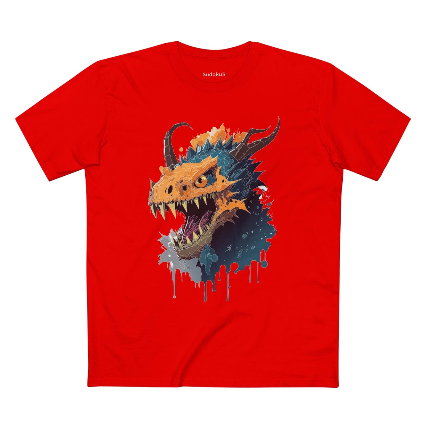 Cartoon Monsters Graphic Unisex 100 Cotton Staple Tee 31
