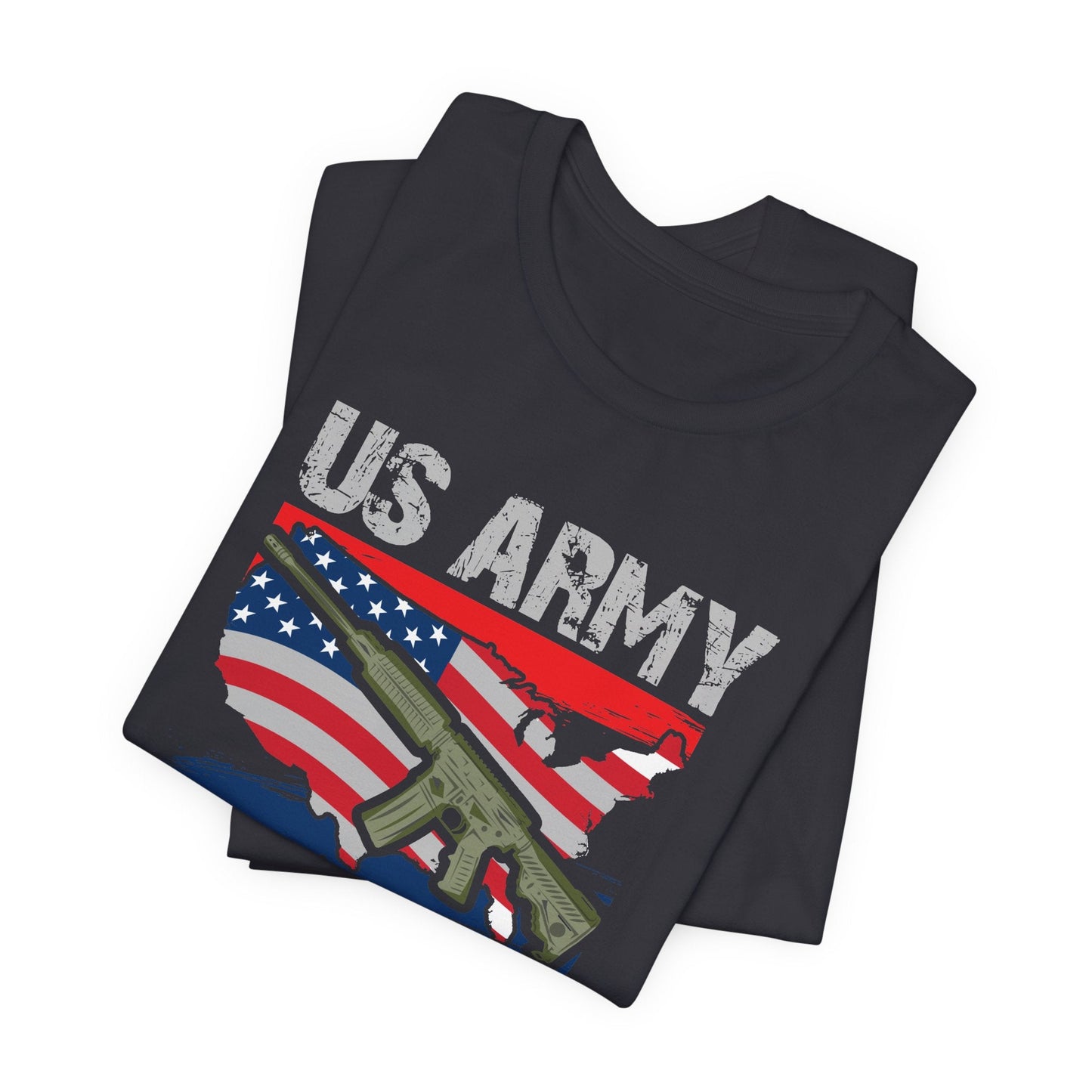 Army Veteran Patriotic Graphic Design Unisex Cotton T-Shirt v21