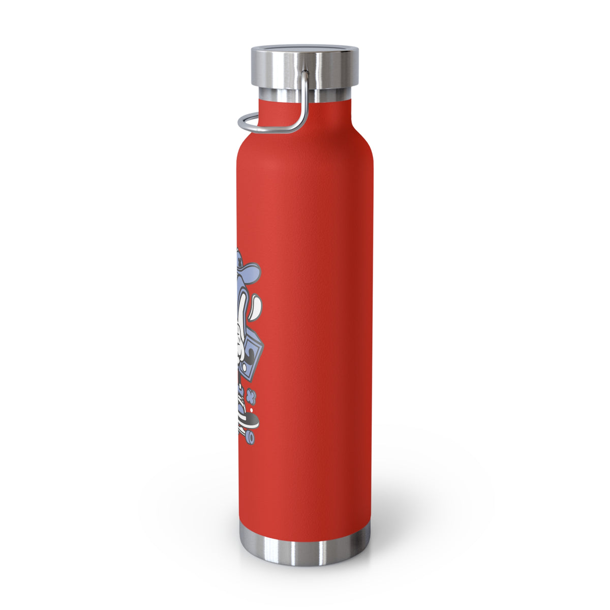 22oz Copper Insulated Water Bottle with Cartoon Design - CV26
