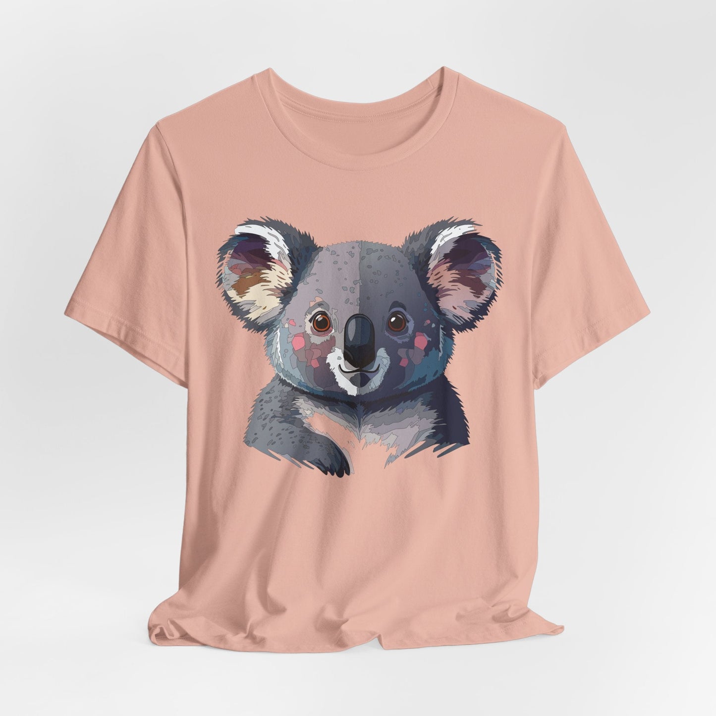 Unisex Animal Shirt With Animal Art Design Tee Wild Animals Short Sleeve Jersey Cotton