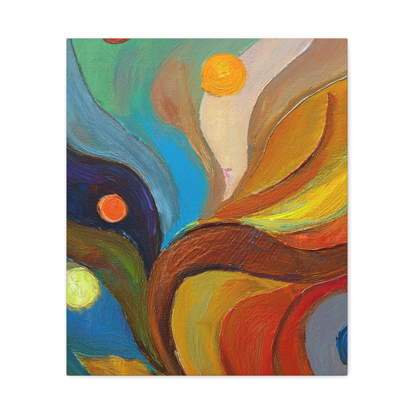 Abstract Oil Painting Print Canvas 20x24,20x30,24x30 24x32,24x36,30x40 32x48,36x48,40x60 Pine-Wood Inner Frame ABS-91