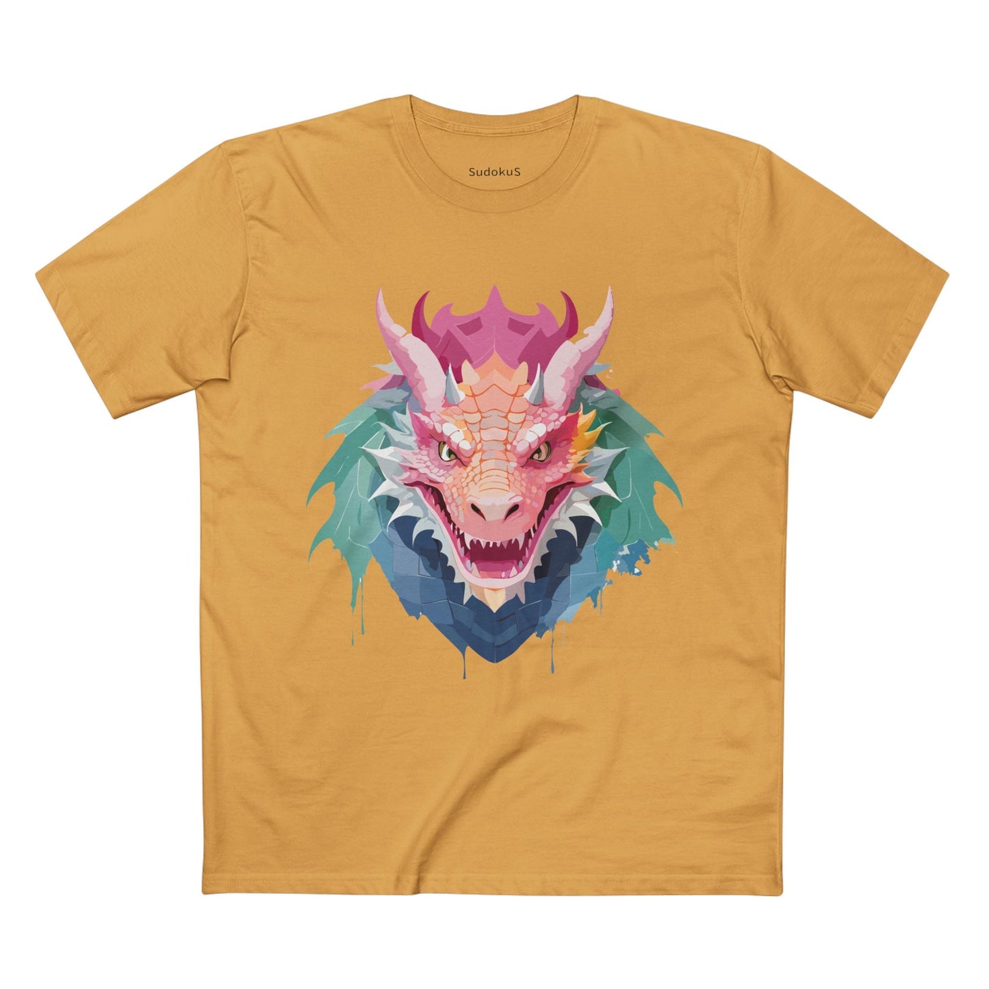 Dragon Graphic Unisex 100 Cotton Staple Tee 6