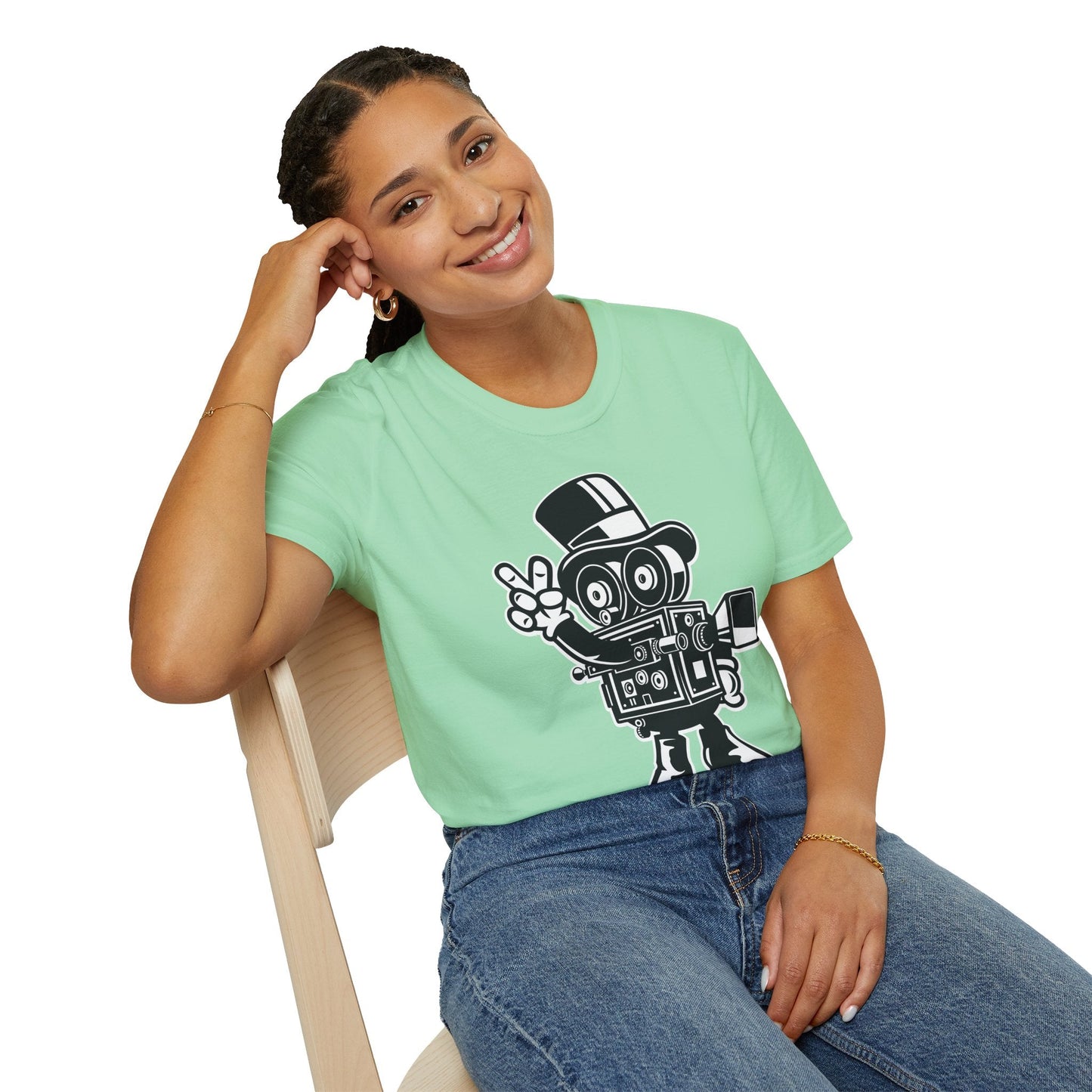 Cartoon T Shirt Animation T Shirt Funny Tee Unisex Gildan Softstyle 64000 Comfort Fit All Day