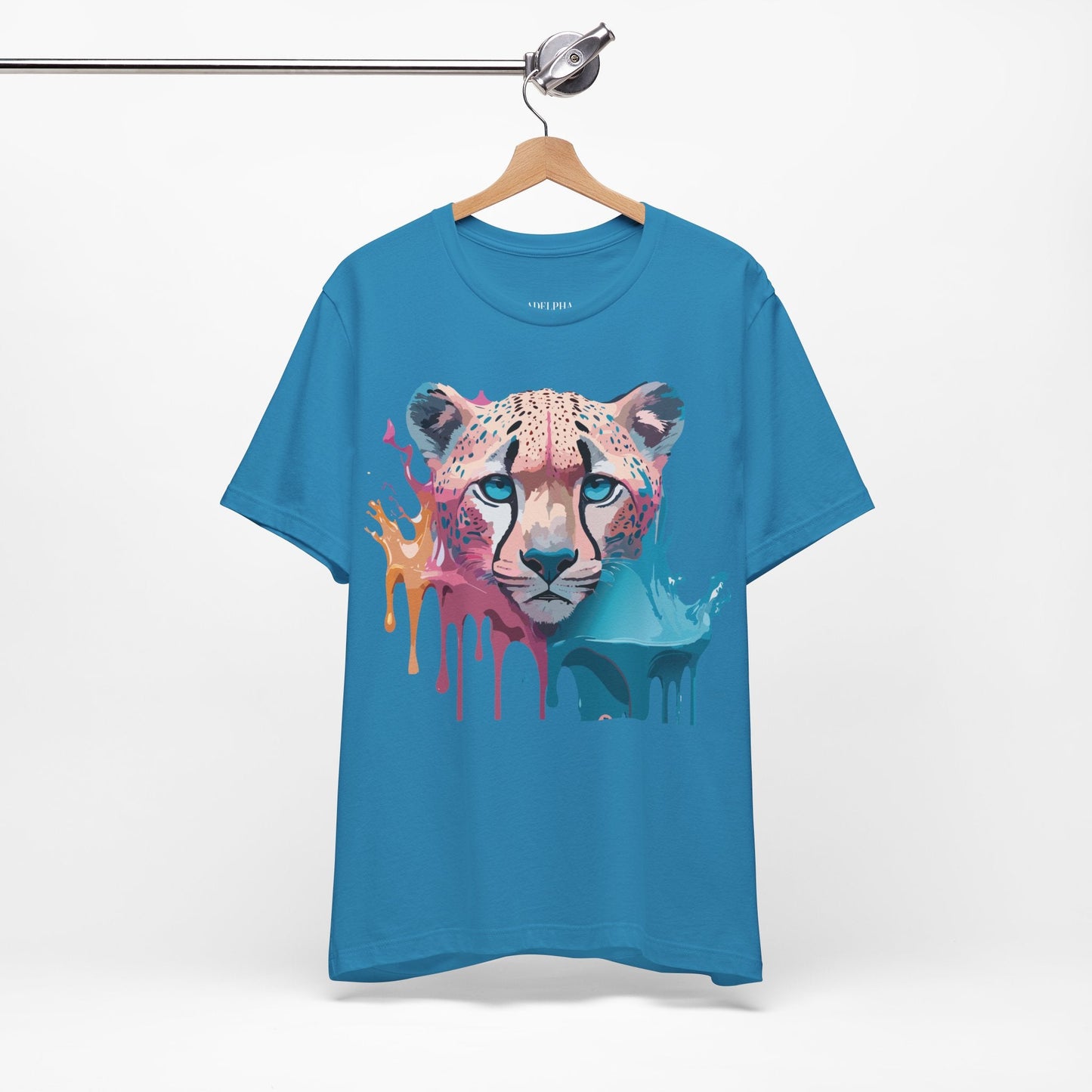 Cheetah Graphic Unisex 100 Cotton Artwork Tee 12