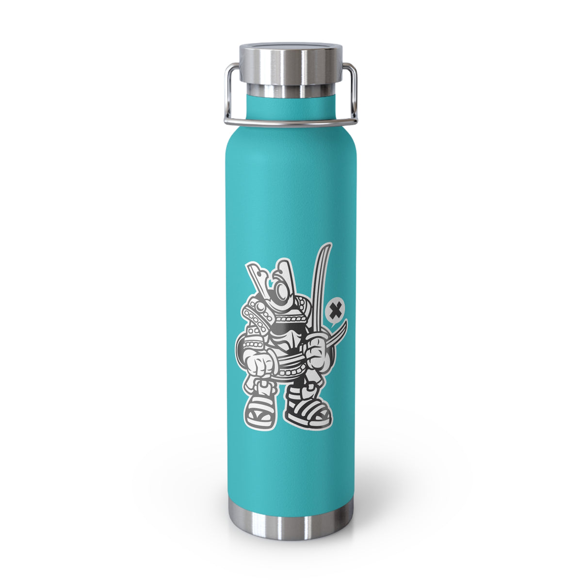 22oz Copper Insulated Water Bottle with Cartoon Design - CV49