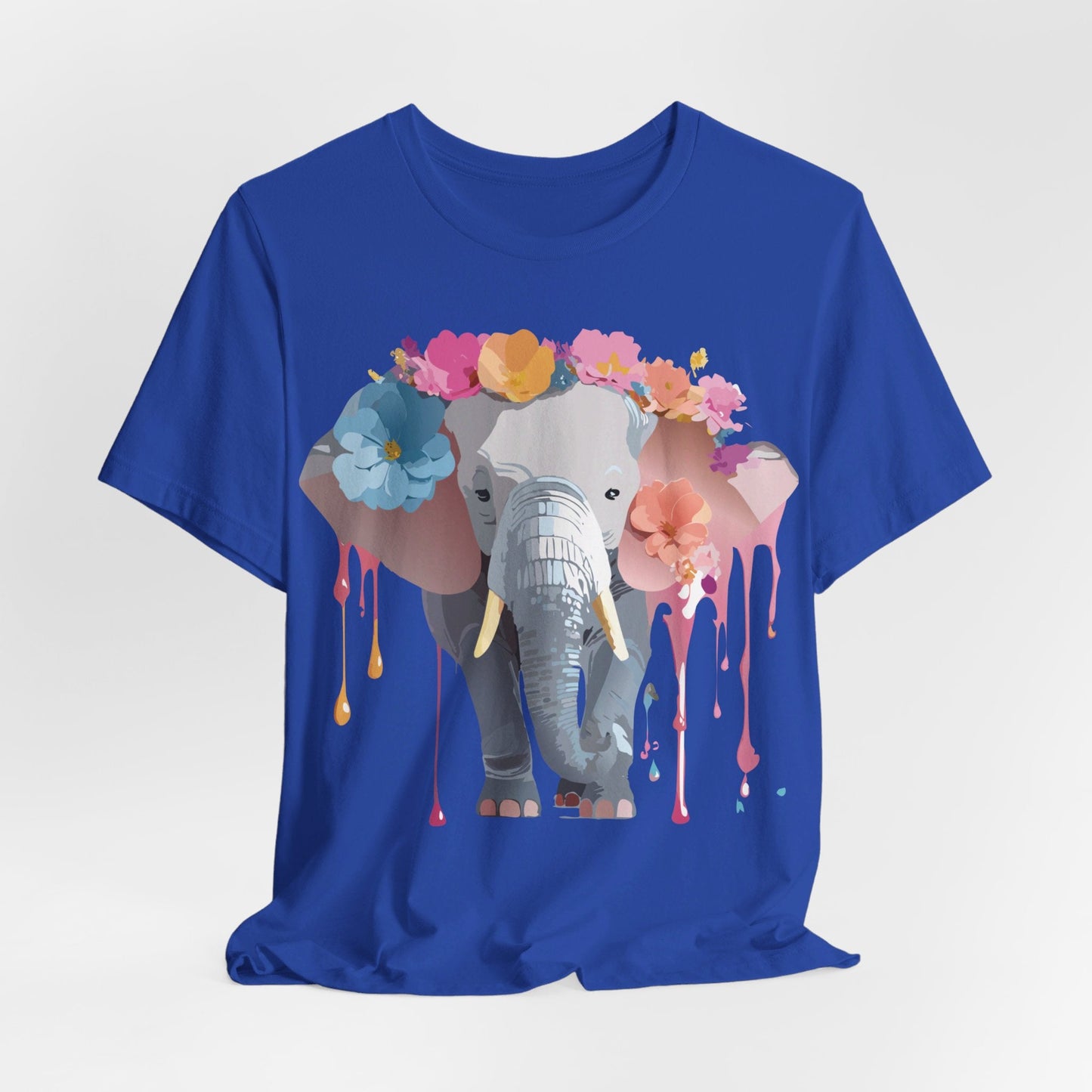 Vintage Inspired Adelpha Elephant Graphic T Shirt Unisex Short Sleeve Premium Artwork