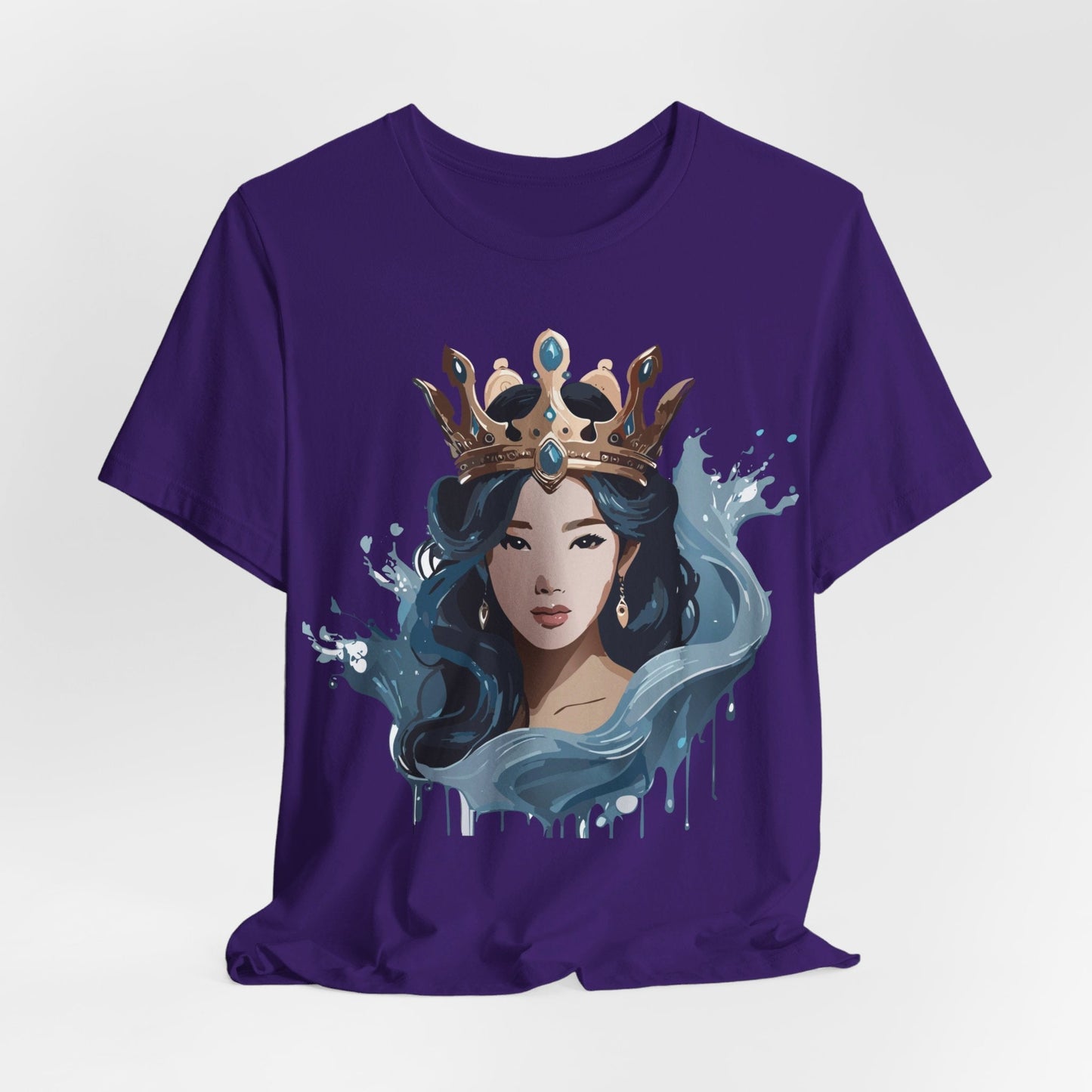 Queen Graphic Tee Unisex Vintage Inspired Art Design Shirt By Adelpha Jersey Short Sleeve
