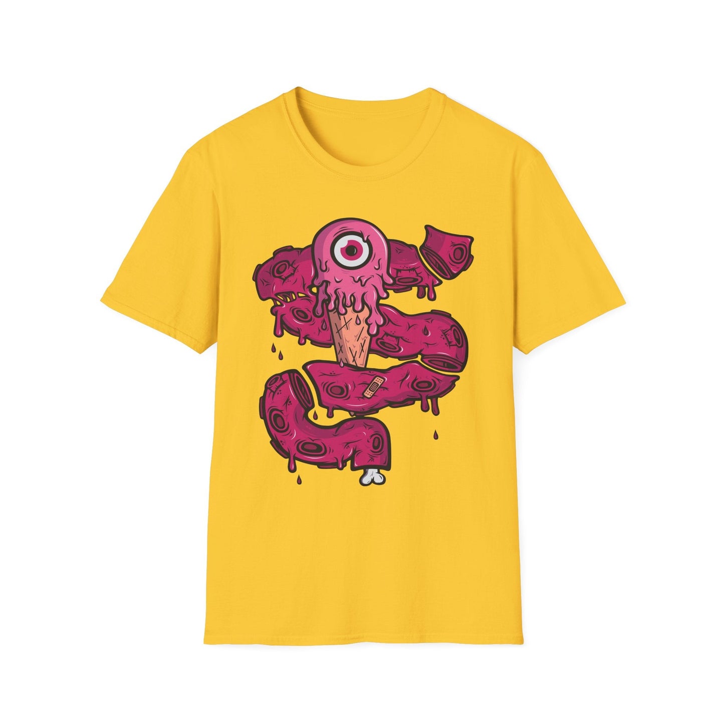 Cartoon T Shirt Animation Tee Funny Graphic Tee Unisex Gildan Softstyle Cotton 64000