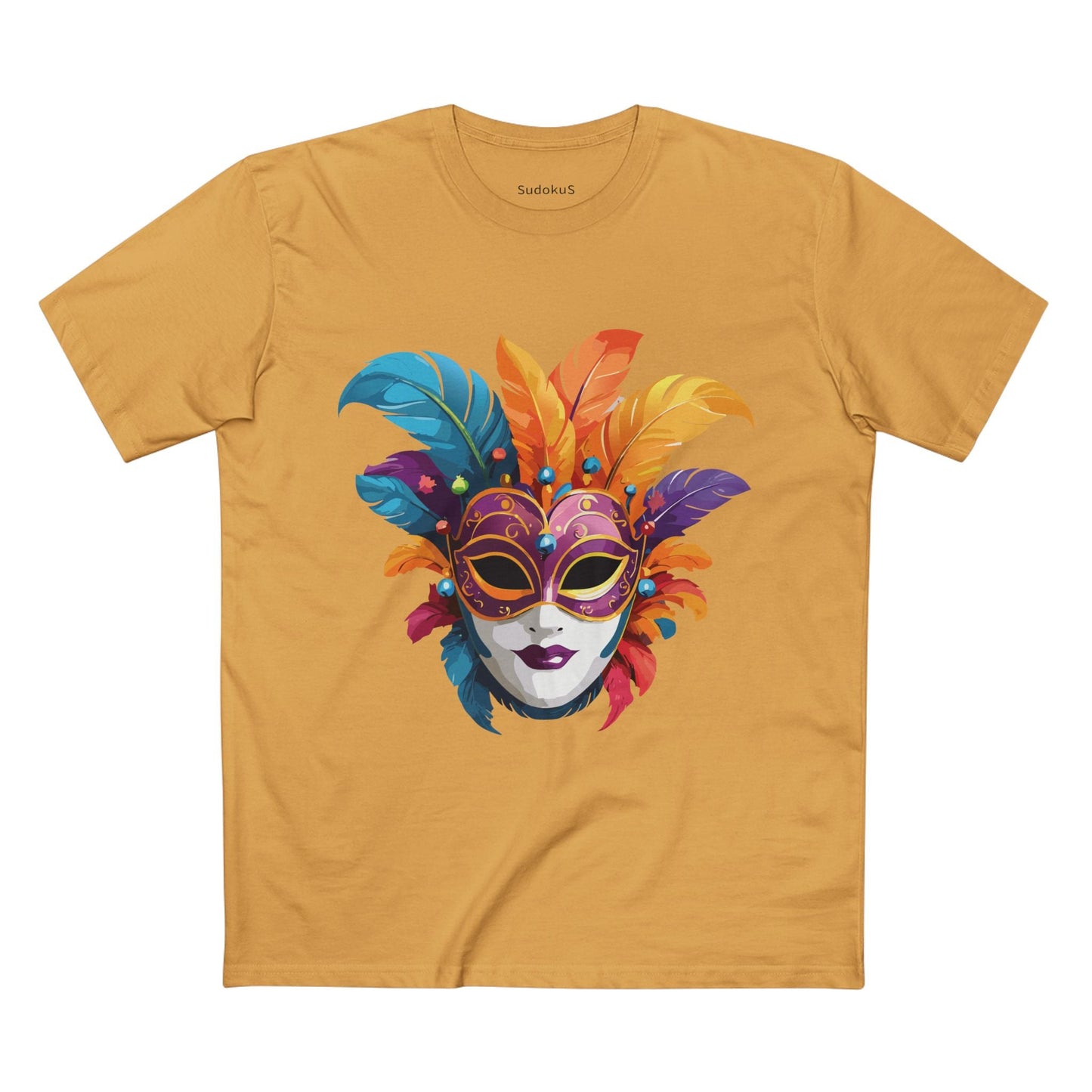 Mask Graphic Unisex 100 Cotton Staple Tee 38