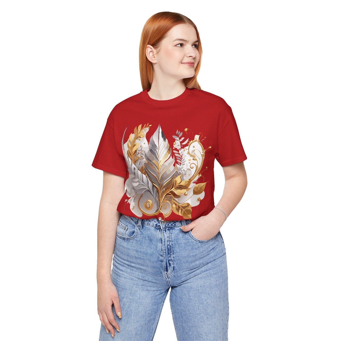 Jewelry Graphic Unisex 100 Cotton Vintage Treasure Art T-Shirt 1