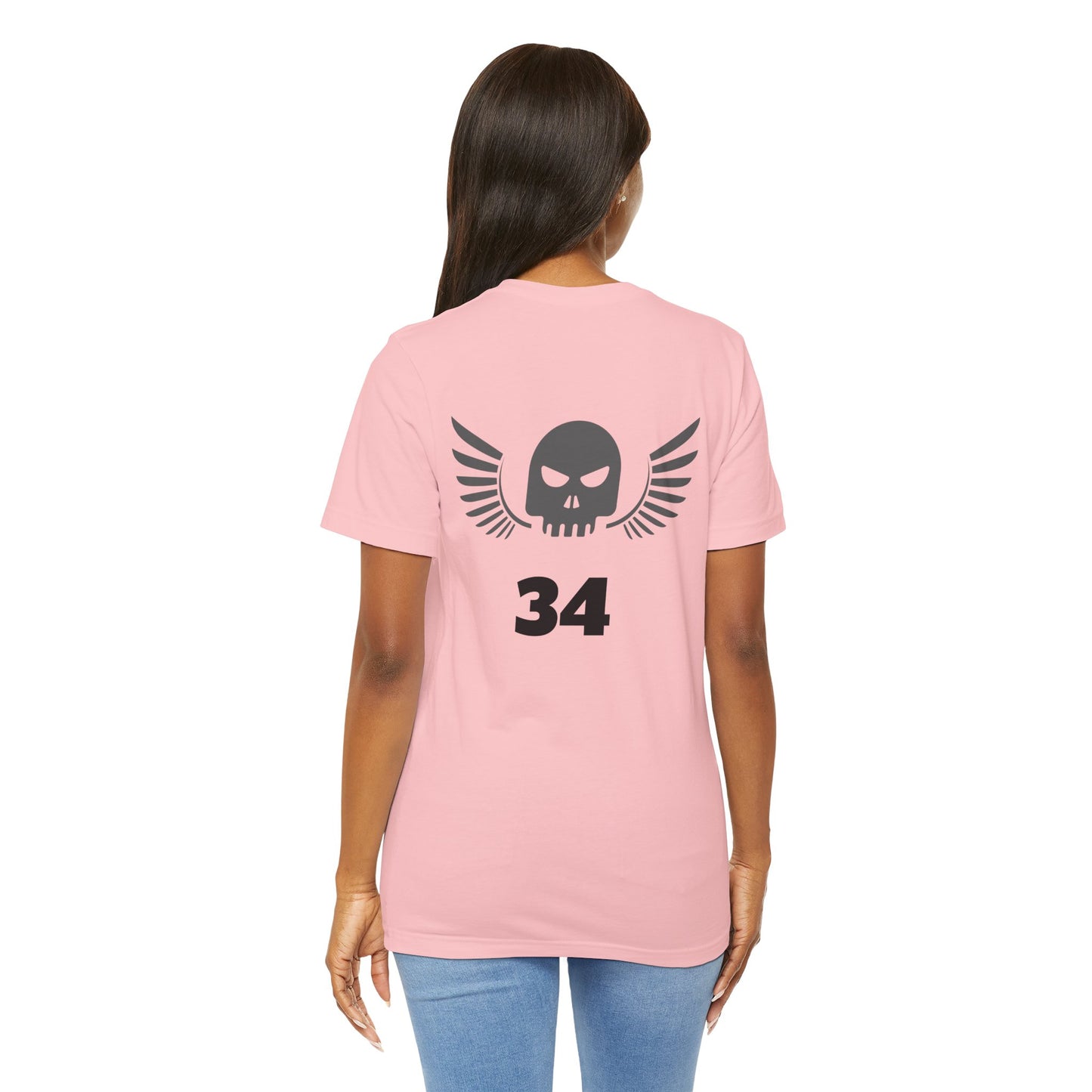 Unisex Cotton Tee Shirt with Skull