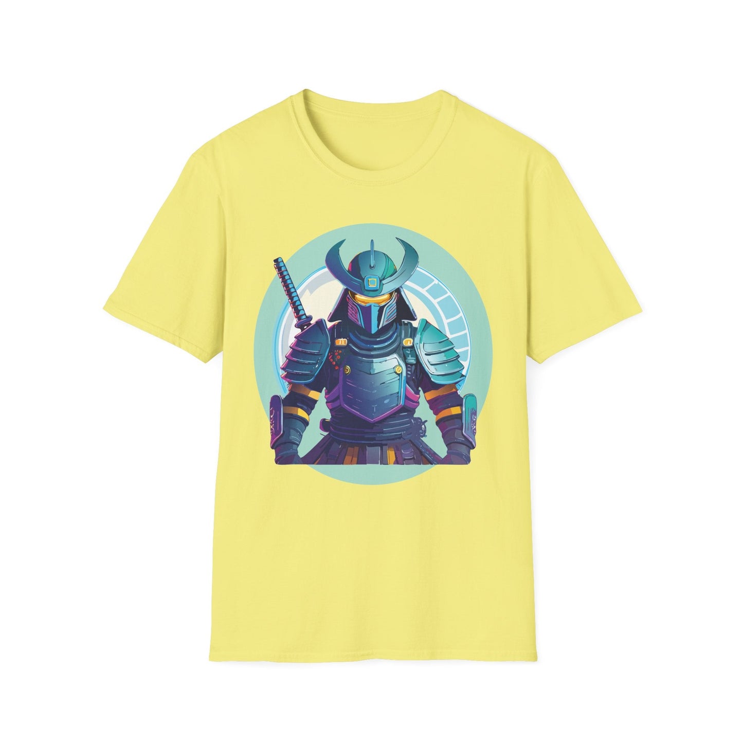 Samurai T Shirt Unisex Softstyle Tee Gildan 64000 Lightweight Ring Spun Cotton Everyday Comfort