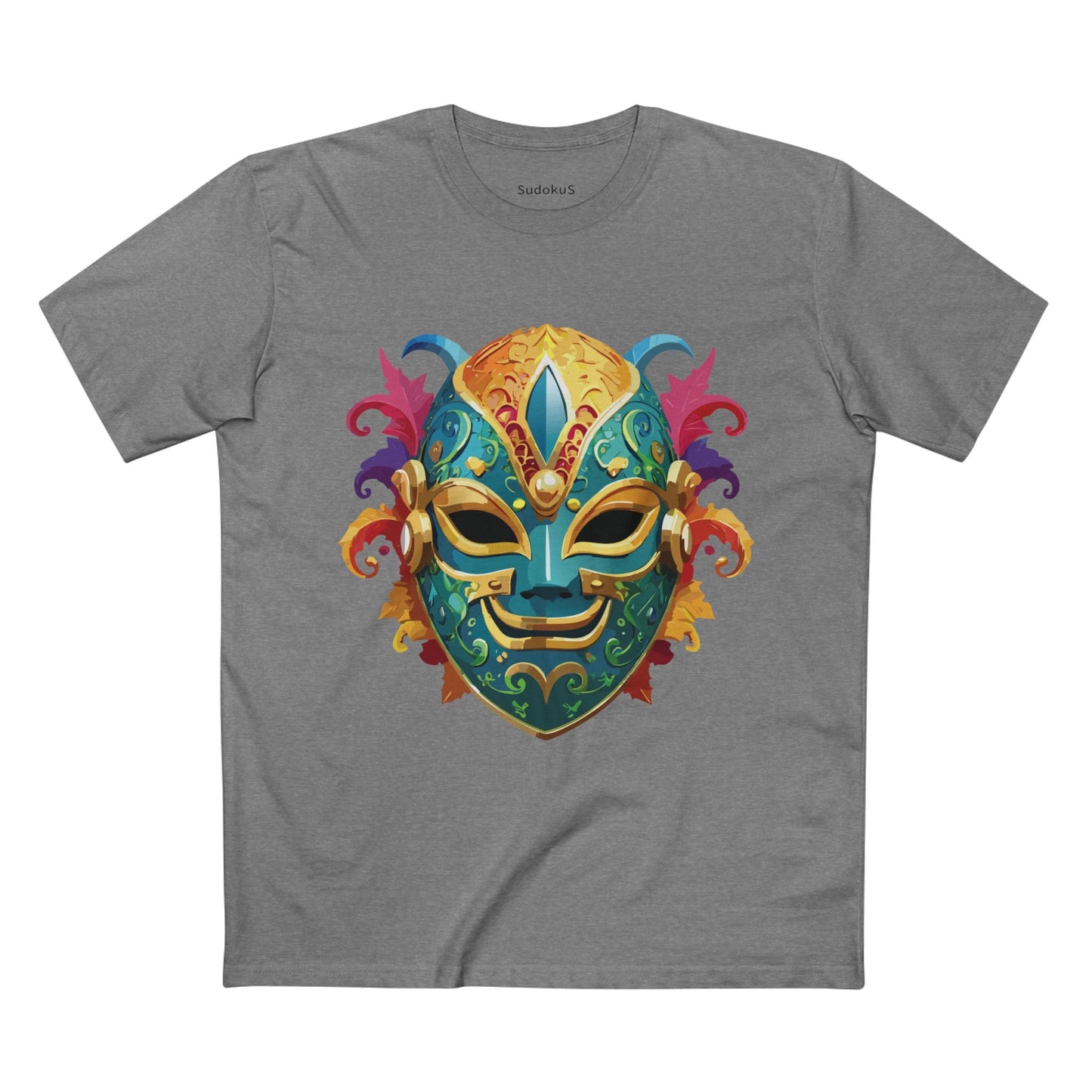 Mask Graphic Unisex 100 Cotton Staple Tee 20