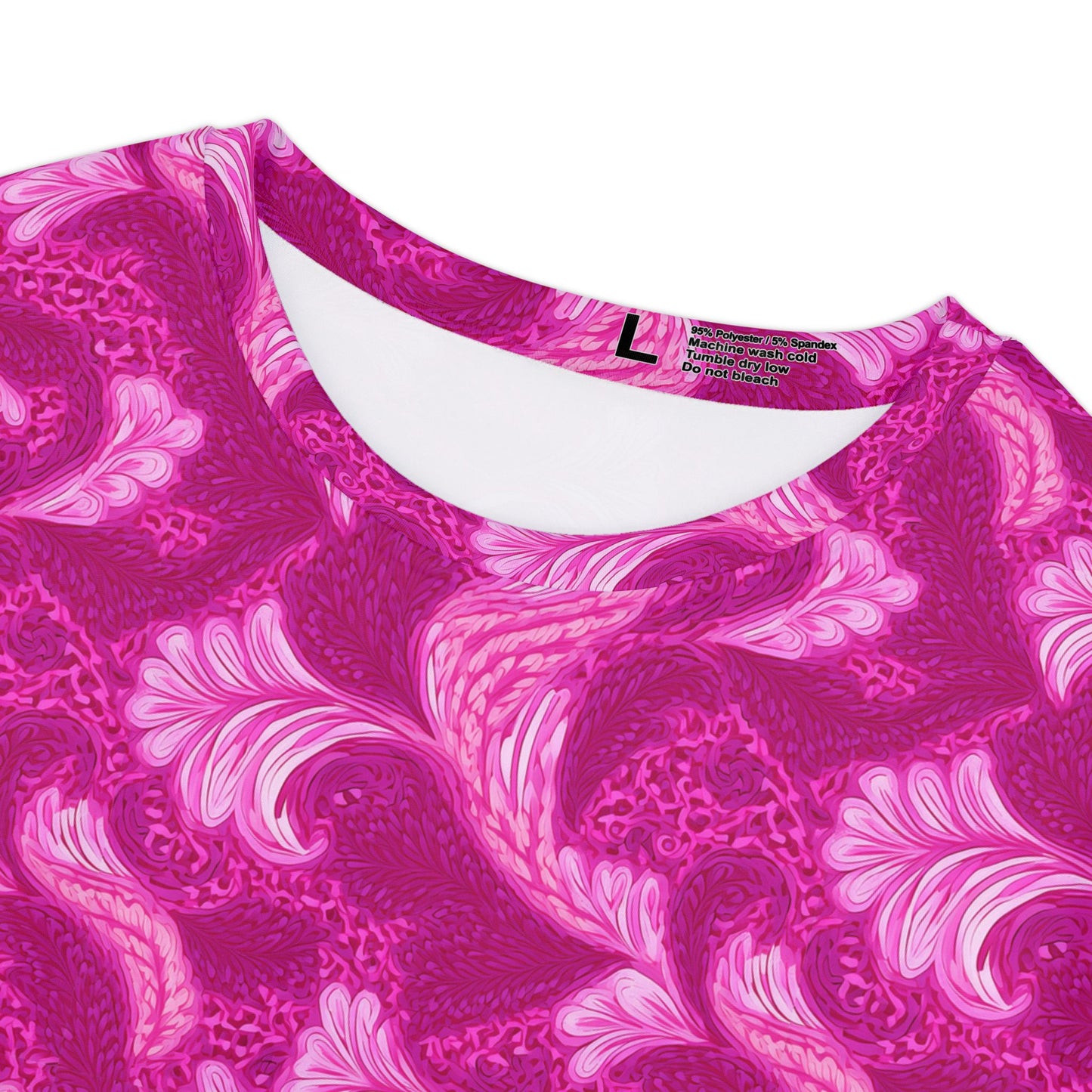 Women Poly Span T-Shirt with Floral Print