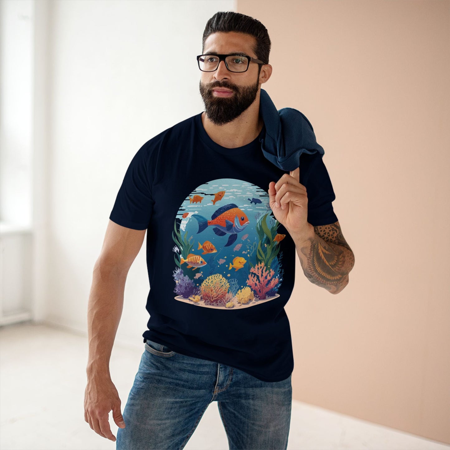 Ocean Shirt Ocean Pacific OP16 Unisex Premium Cotton Tee With Original Art Design