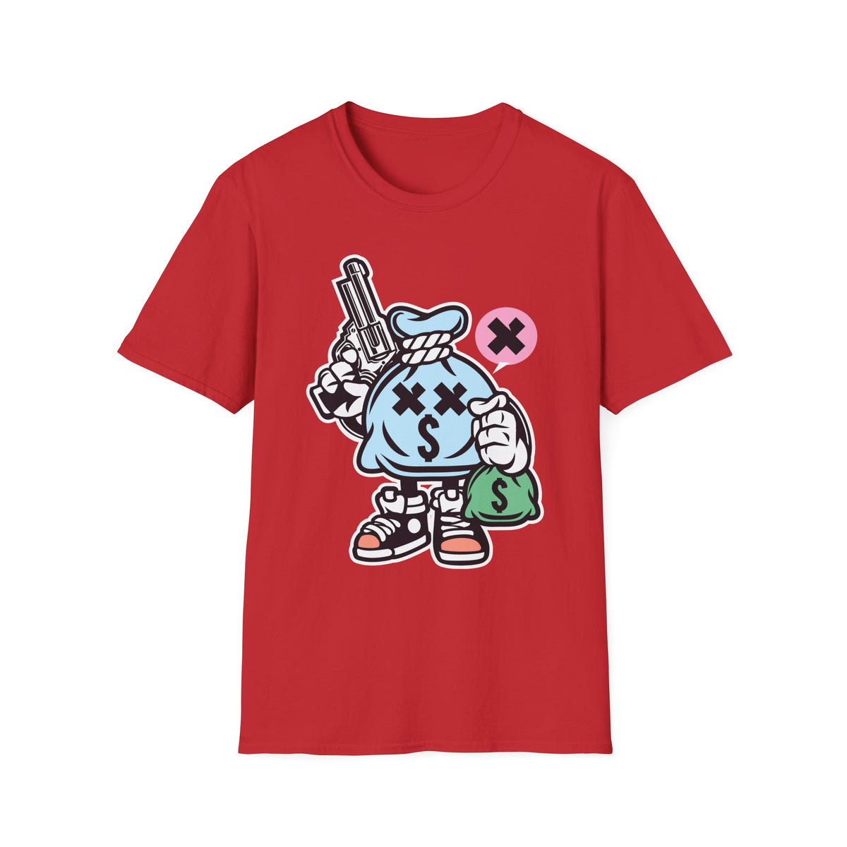Funny Cartoon Animation Graphic Tee Gildan Unisex 100 Cotton Tee Shirt - 104