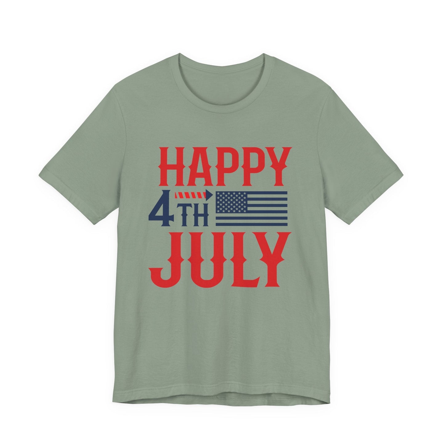 American Flag Graphic Unisex Cotton T-Shirt 011